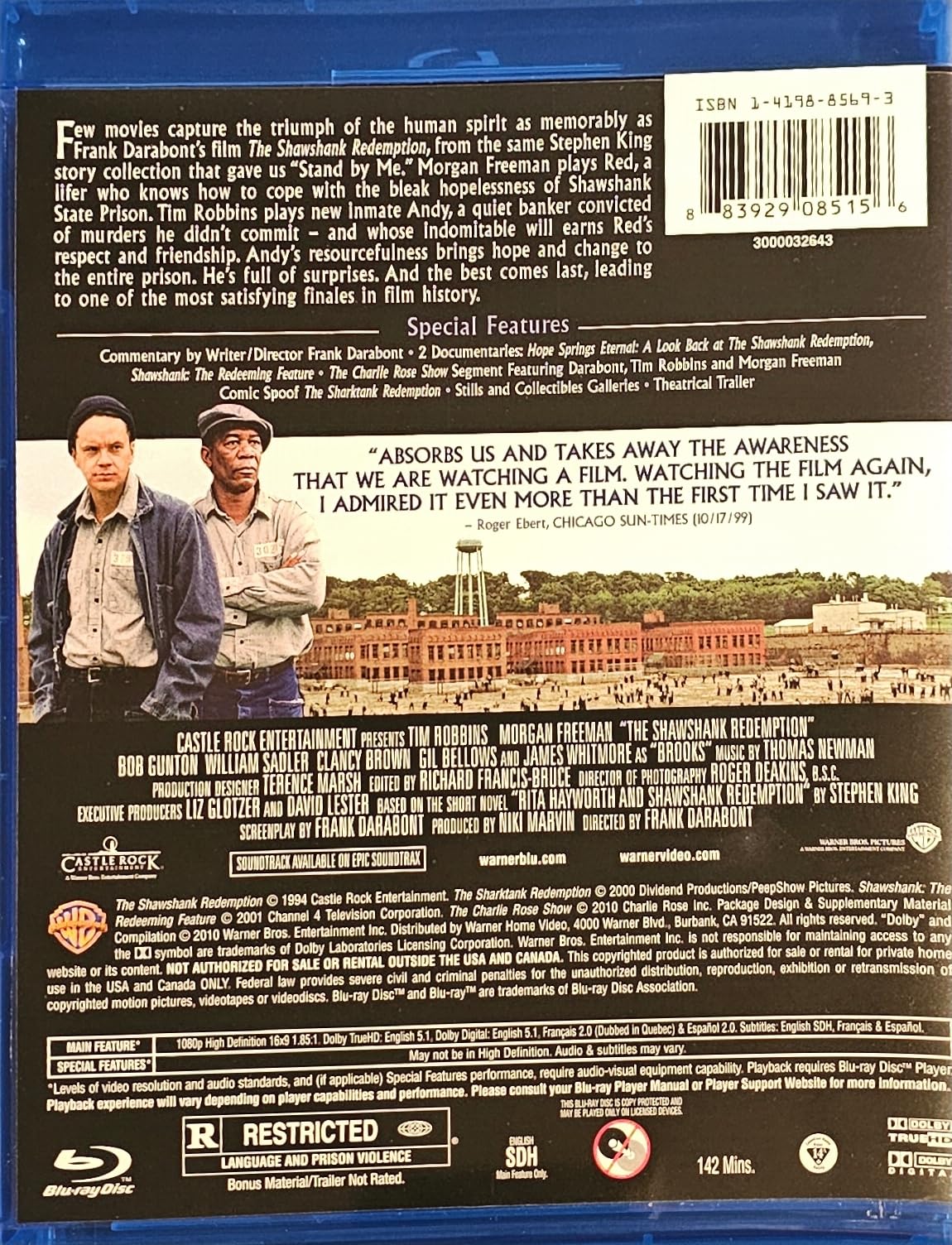 The Shawshank Redemption [Blu-ray] customer photo 2