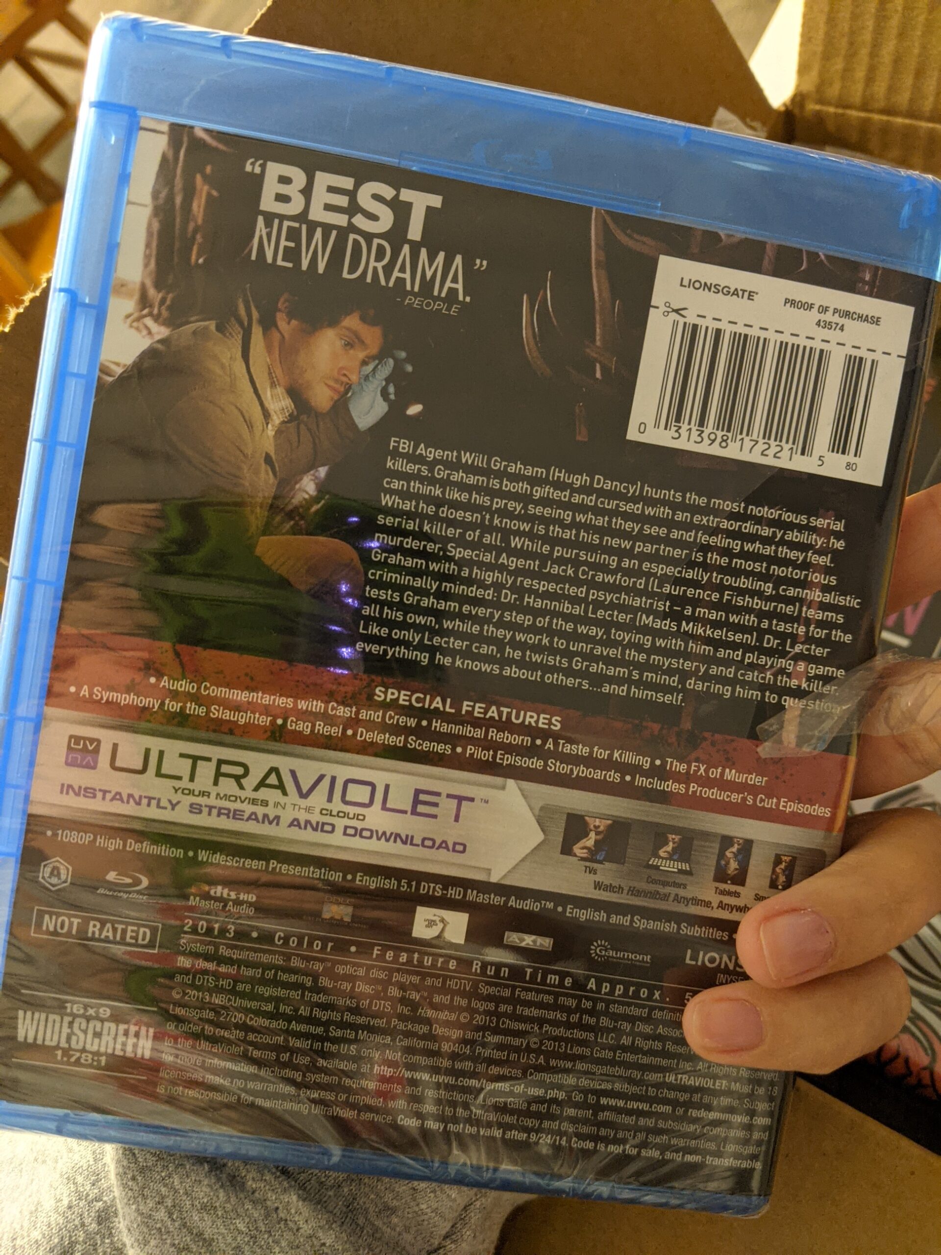Hannibal: Season 1 [Blu-ray + Digital] customer photo 2