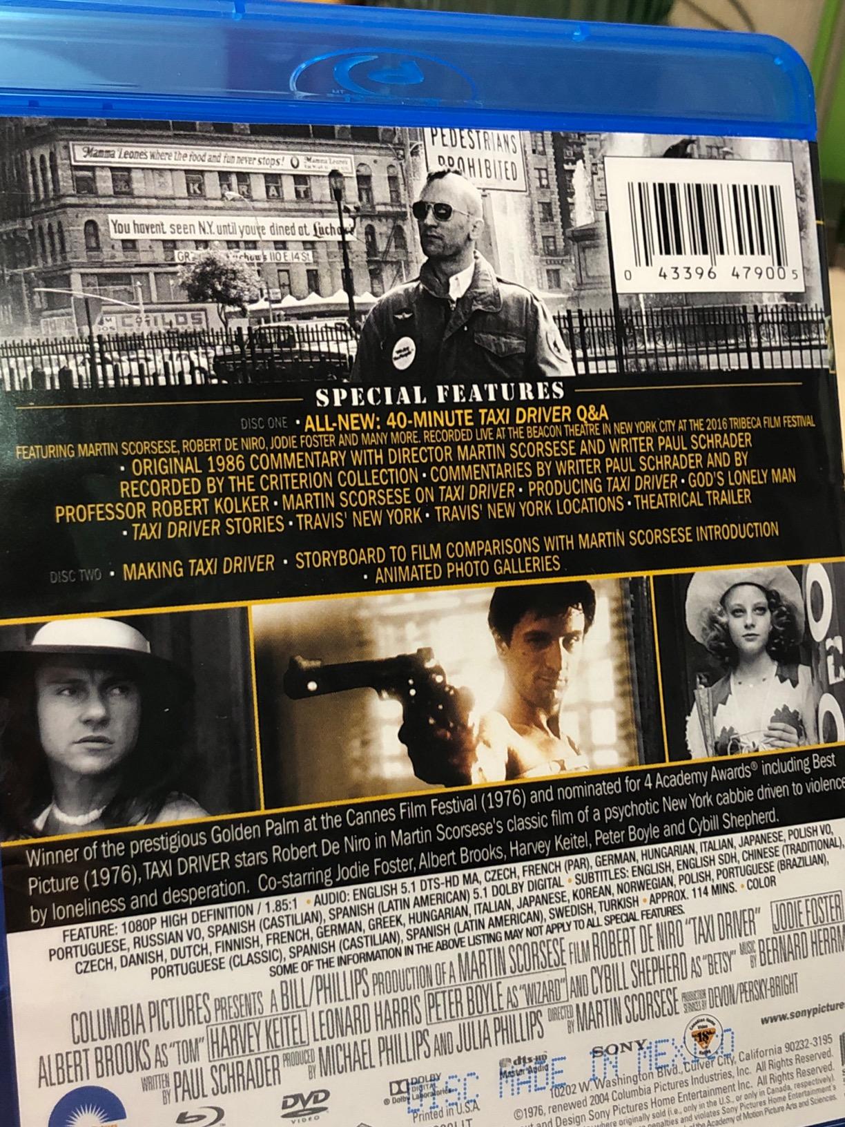 Taxi Driver - Blu-ray + DVD customer photo 2