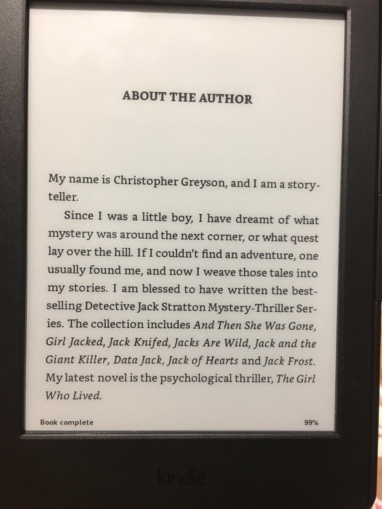 The Girl Who Lived: A Thrilling Suspense Novel customer photo 2