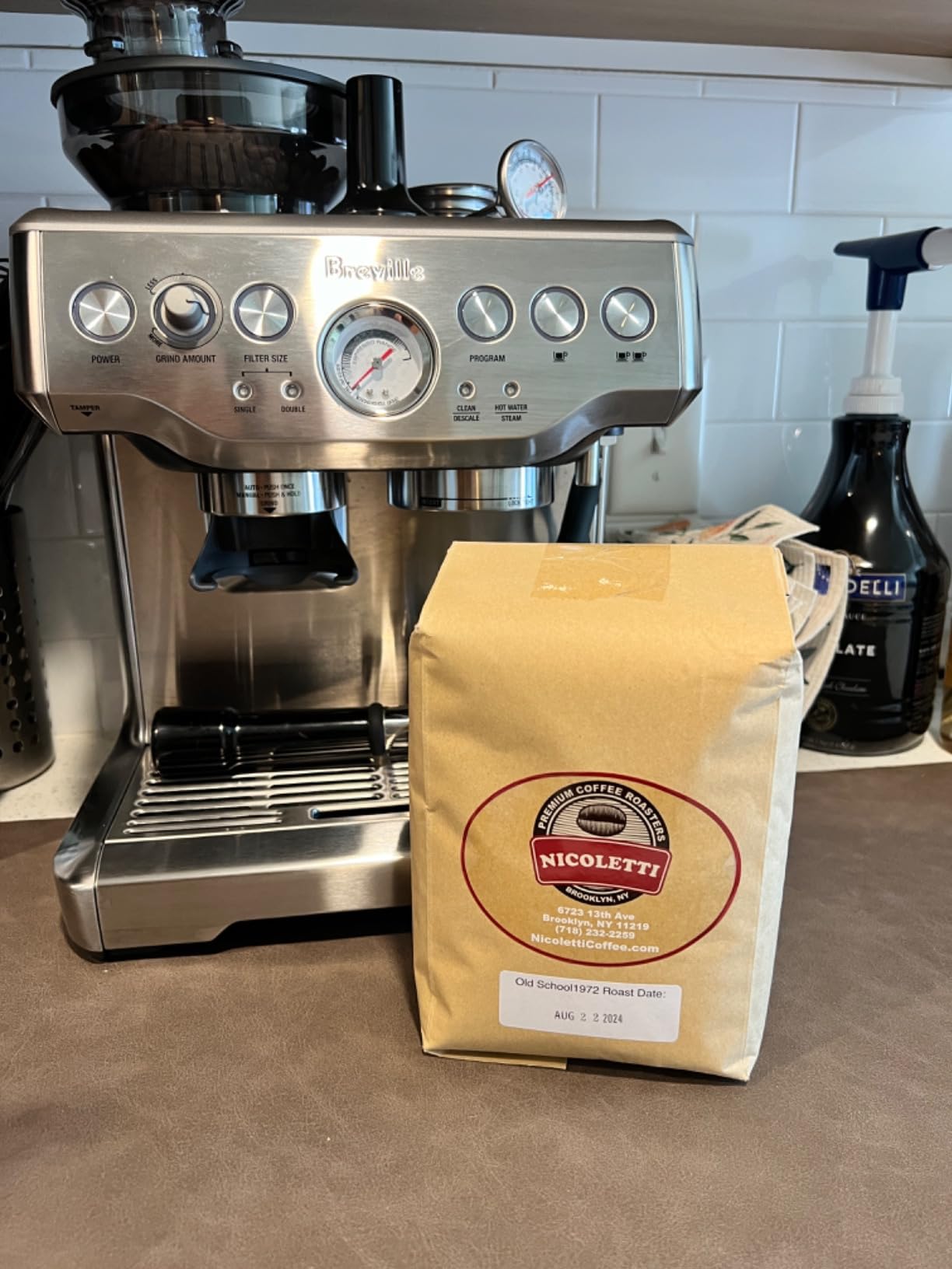 Nicoletti Coffee Old School 1972 Espresso Roast Whole Beans 2lb - Made in Brooklyn NY Since 1972 customer photo 2