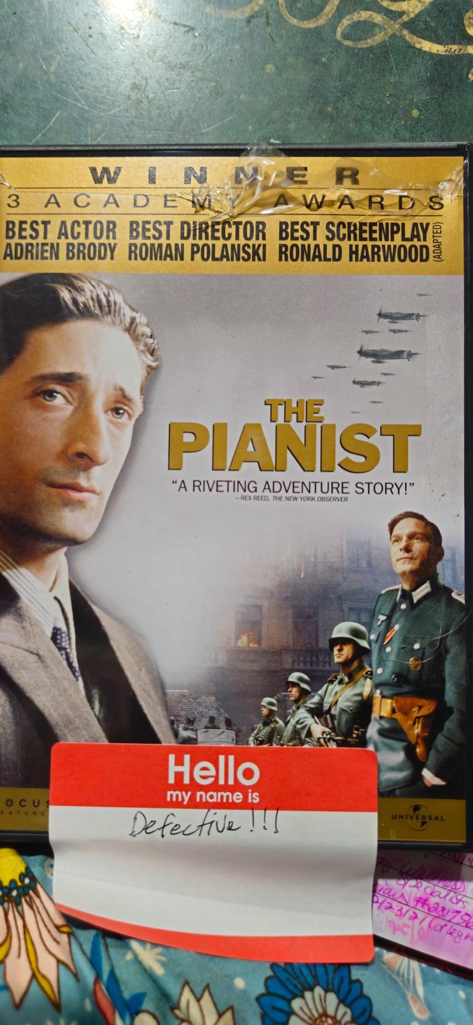 The Pianist [Blu-ray] [DVD] customer photo 1