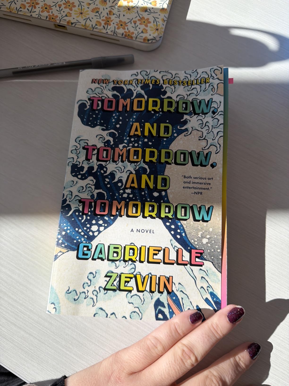 Tomorrow, and Tomorrow, and Tomorrow: A Novel customer photo 1