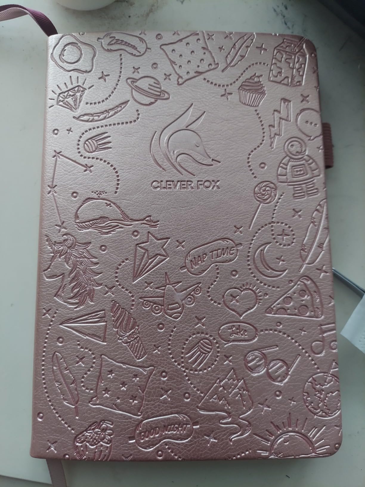 Clever Fox Dream Journal - Guided Dream Diary for Women, Men & Kids - Hardcover Dream Notebook - Log Book for Dream Journaling (Dark Terracotta) customer photo 2