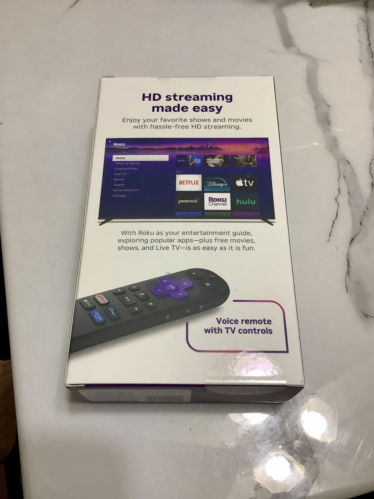 Streaming Stick HD - HD Streaming Device for TV with Roku Voice Remote, Free & Live TV customer photo 1