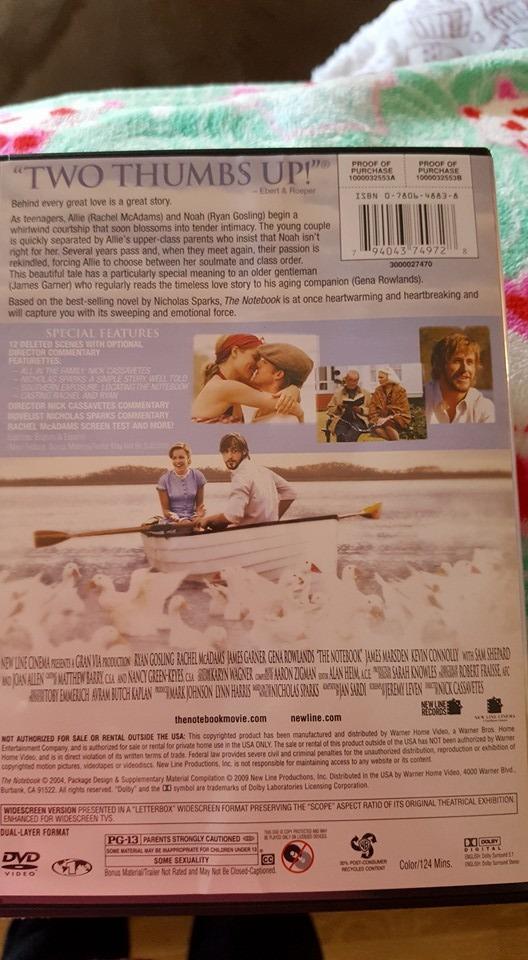 The Notebook (DVD) customer photo 1