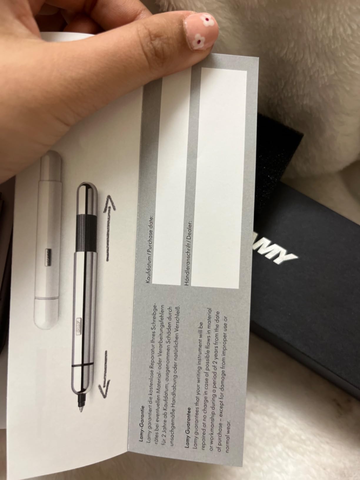 Lamy Studio Fountain Pen Stainless Steel Medium Nib customer photo 2