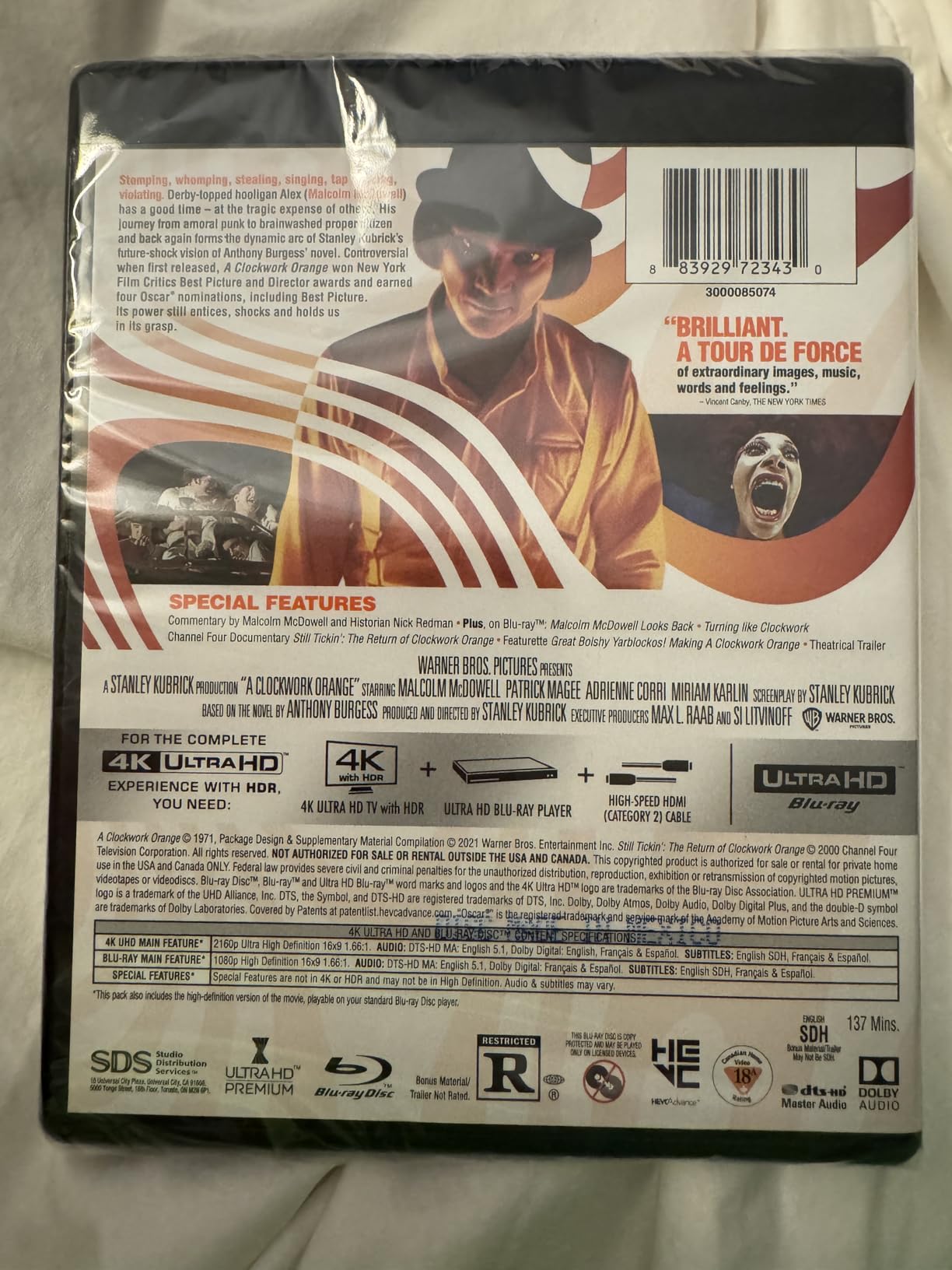 A Clockwork Orange: Special Edition (BD) customer photo 2