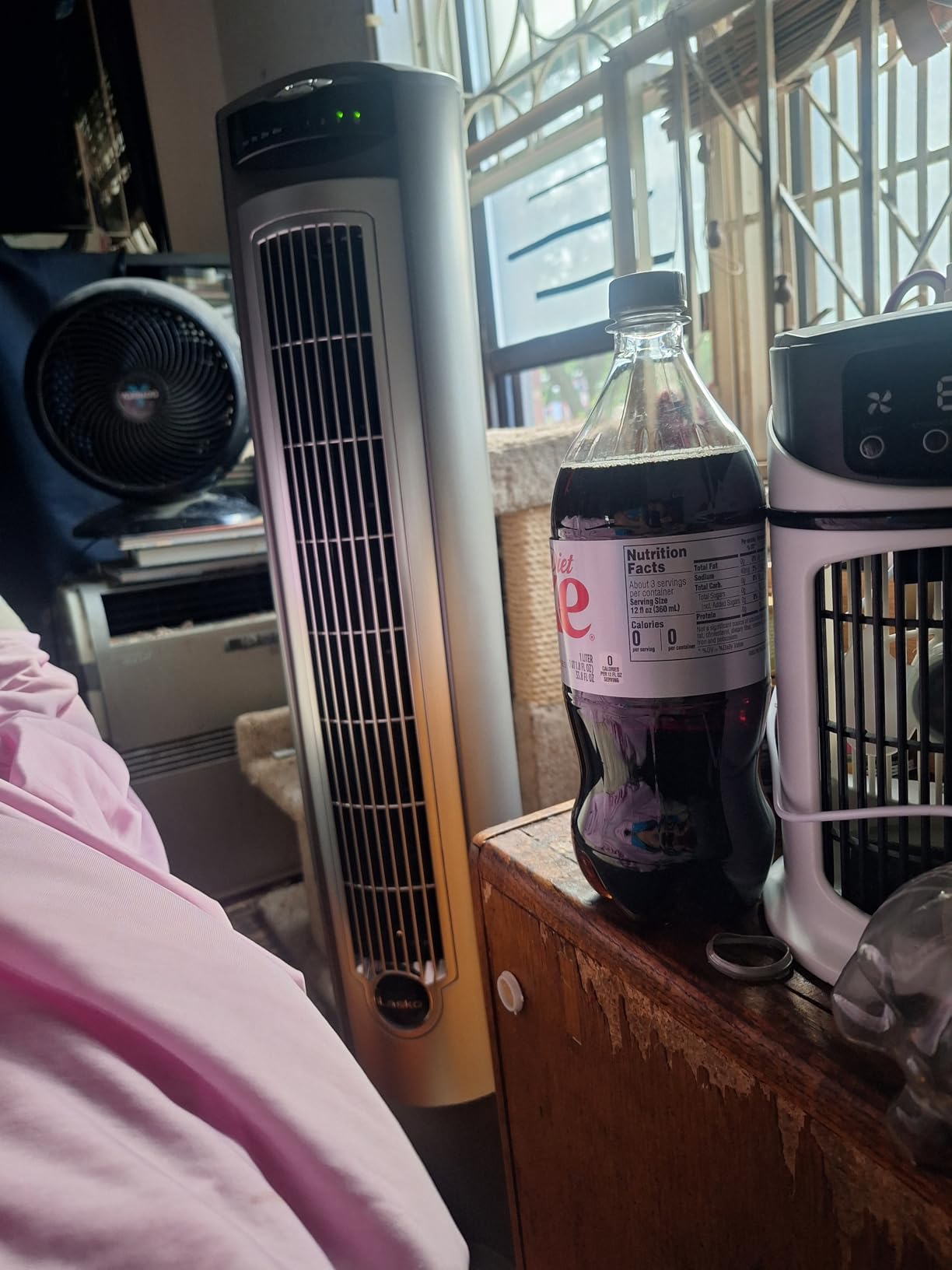 Lasko Oscillating Tower Fan with Remote, Quiet Floor Fans for Bedroom, 42 inch, Silver T42951 customer photo 2