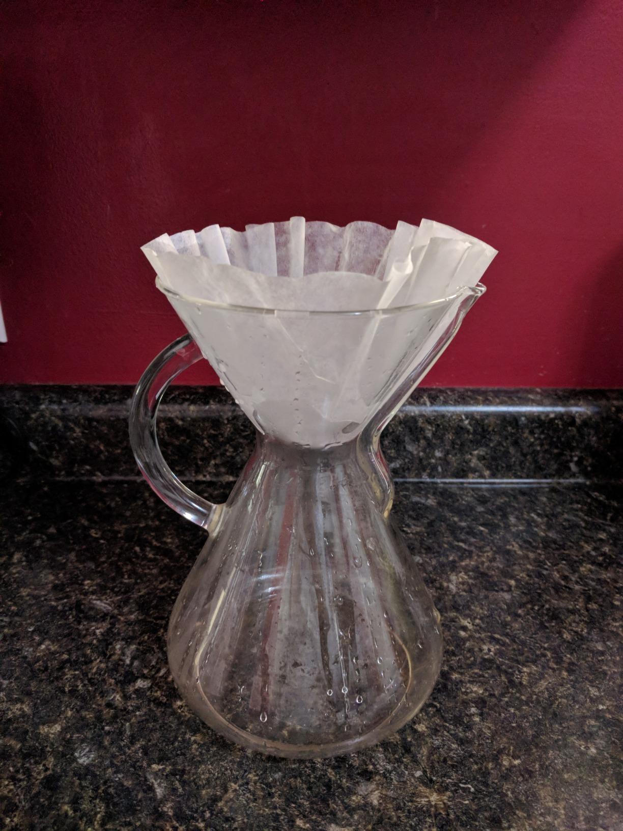 Pour-Over Glass Coffeemaker - Glass Handle Series - 10-Cup - Exclusive Packaging customer photo 1