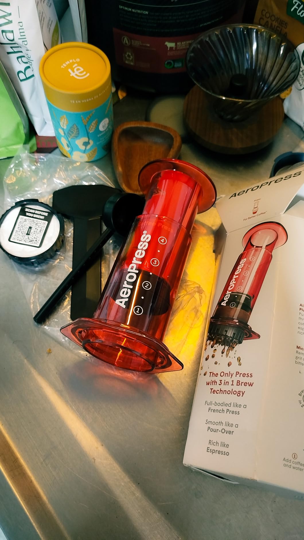 AeroPress Original Coffee Press - All-in-One French Press, Pour-Over & Espresso Style Manual Brewer customer photo 1
