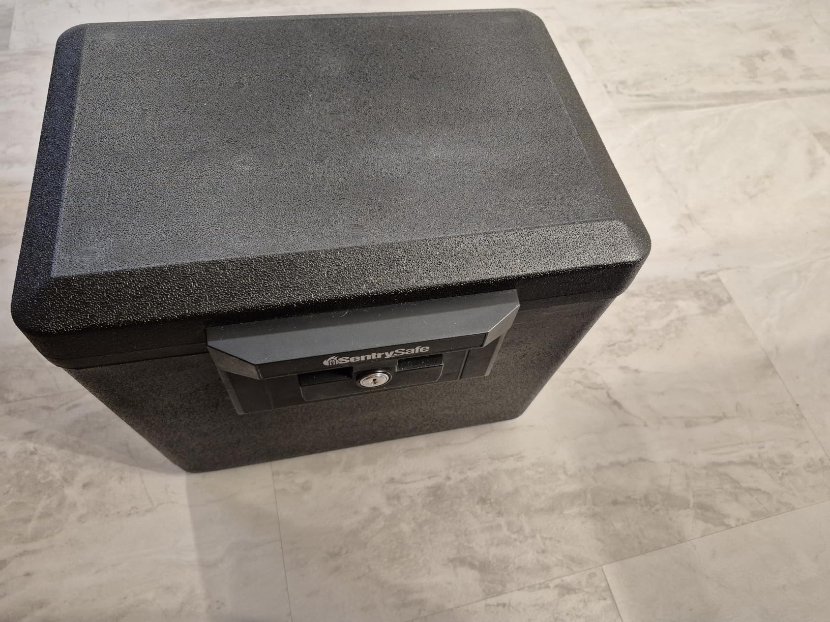 SentrySafe Black Fireproof Document Box with Key Lock, 1170 customer photo 1