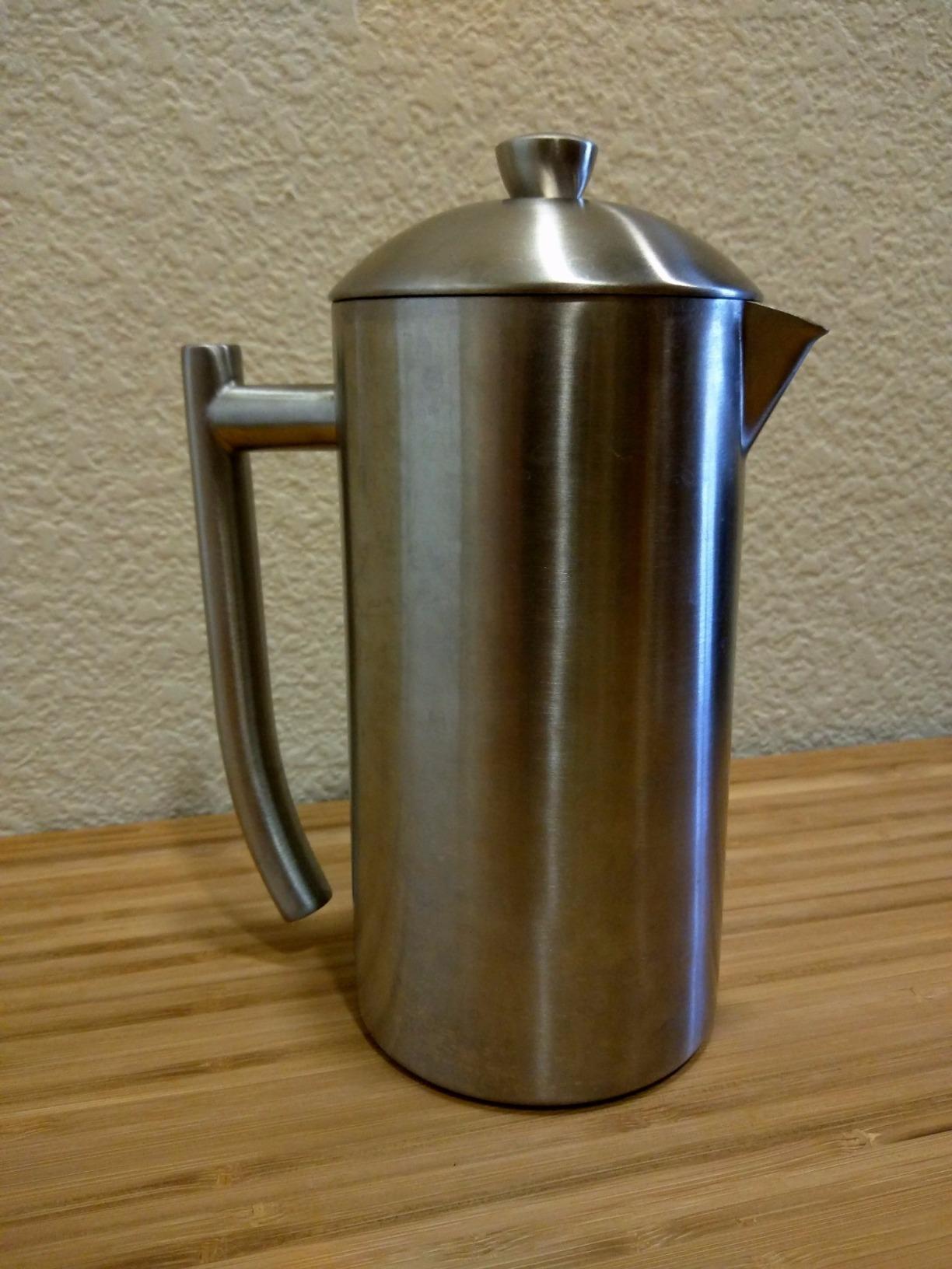 Frieling Double-Walled Stainless Steel French Press Coffee Maker - Brushed 36 oz (1 Liter) Insulated Coffee Press customer photo 2