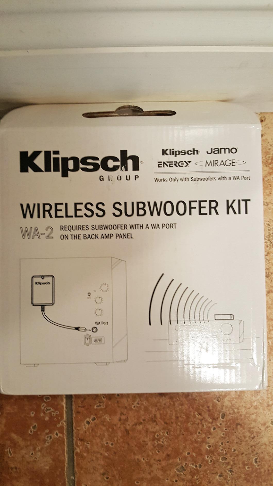 Klipsch WA-2 Wireless Subwoofer Kit with Easy Installation for Powerful Bass customer photo 2