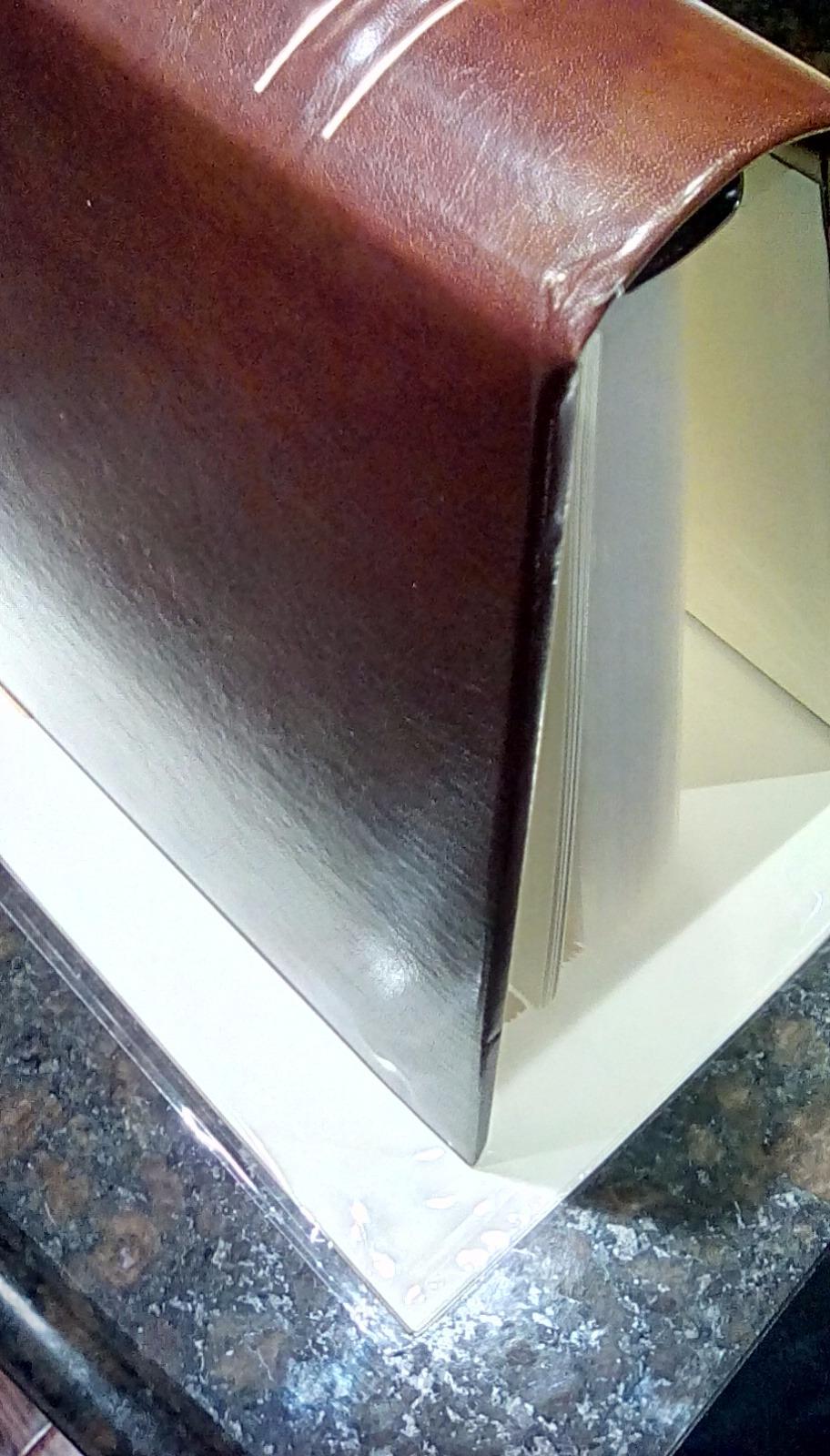 Gallery Leather Photo Album 4x6 Pictures with Slip-In Pockets & Writing Space - Holds up to 120 Photos, Ring Bound, Made in USA - Acadia Green - 11.75
