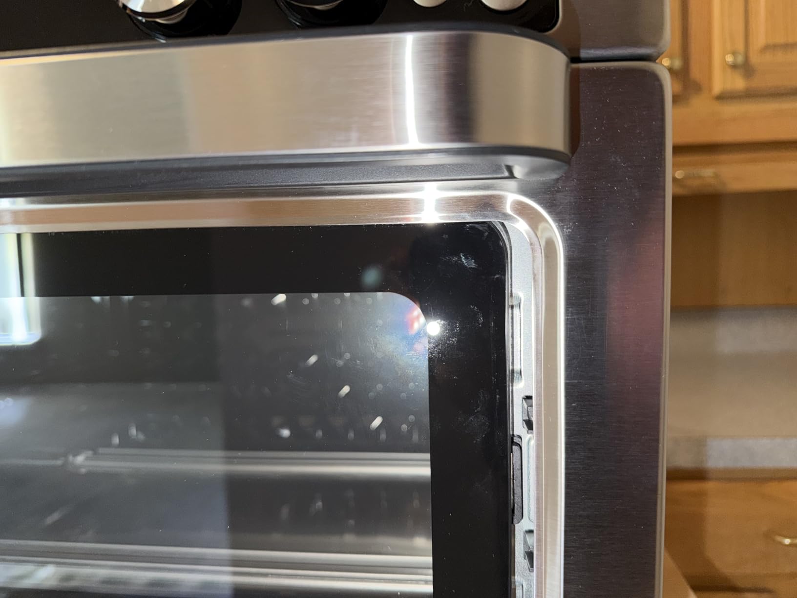 Panasonic FlashXpress Toaster Oven Countertop, 4-Slice Small Toaster Oven Compact Size with Double Infrared Heating, 6 Auto Cook Options and Precise Temperature Control, 1300W - NB-G110P (Silver) customer photo 2