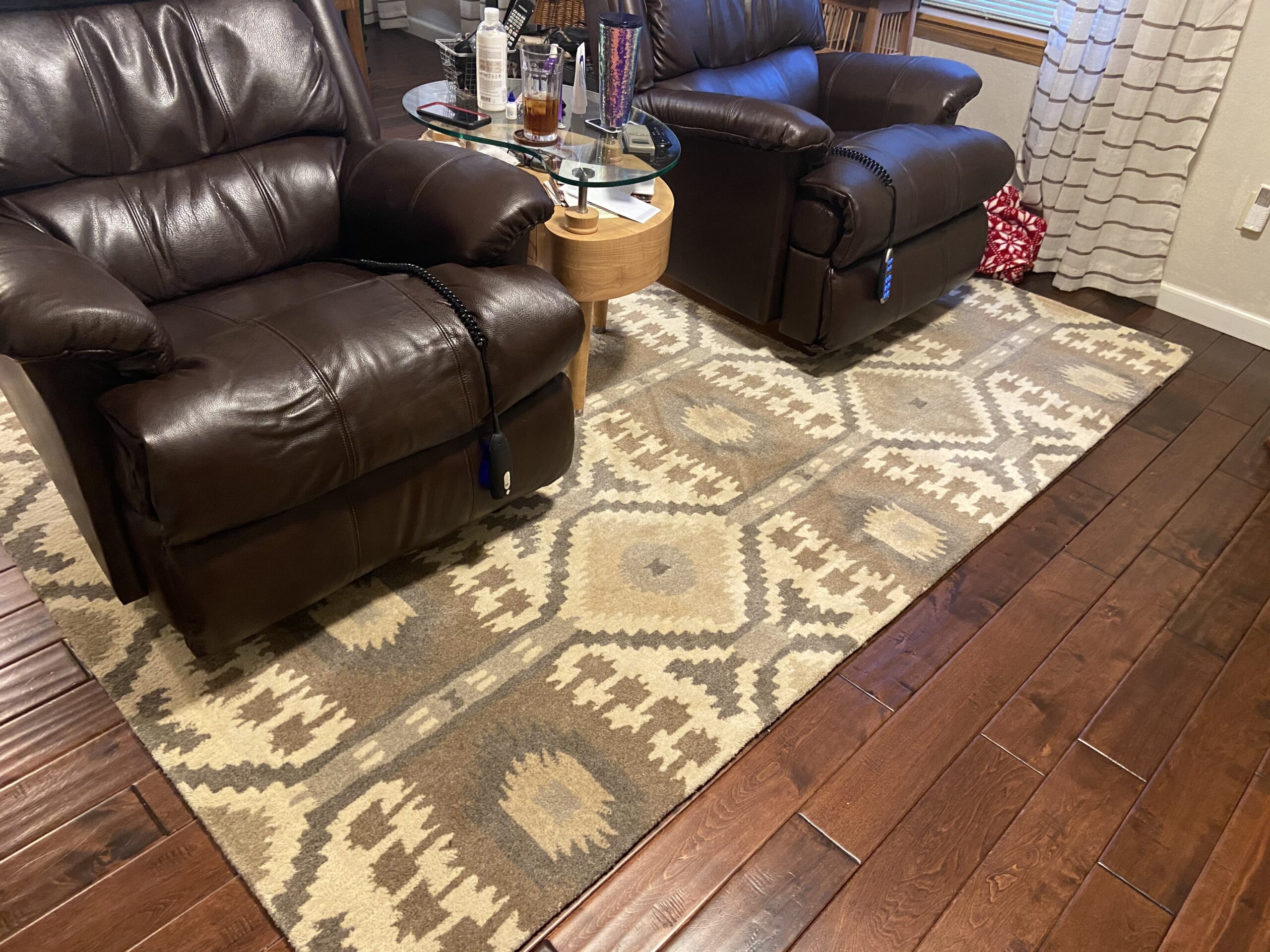 SAFAVIEH Area Rug 8x10 - Wyndham Collection - Large - Natural & Multi, Handmade Wool, Modern Design, Ideal for Living Room, Bedroom, Office, Dining Space (WYD720A) customer photo 2