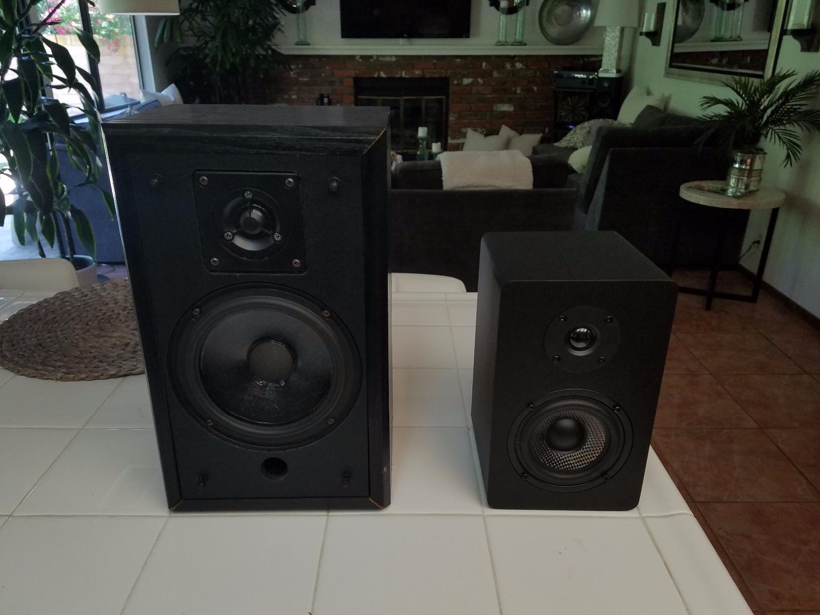 Micca MB42X Advanced Bookshelf Speakers for Home Theater Surround Sound, Stereo, and Passive Near Field Monitor, 2-Way (Black, Pair) customer photo 2