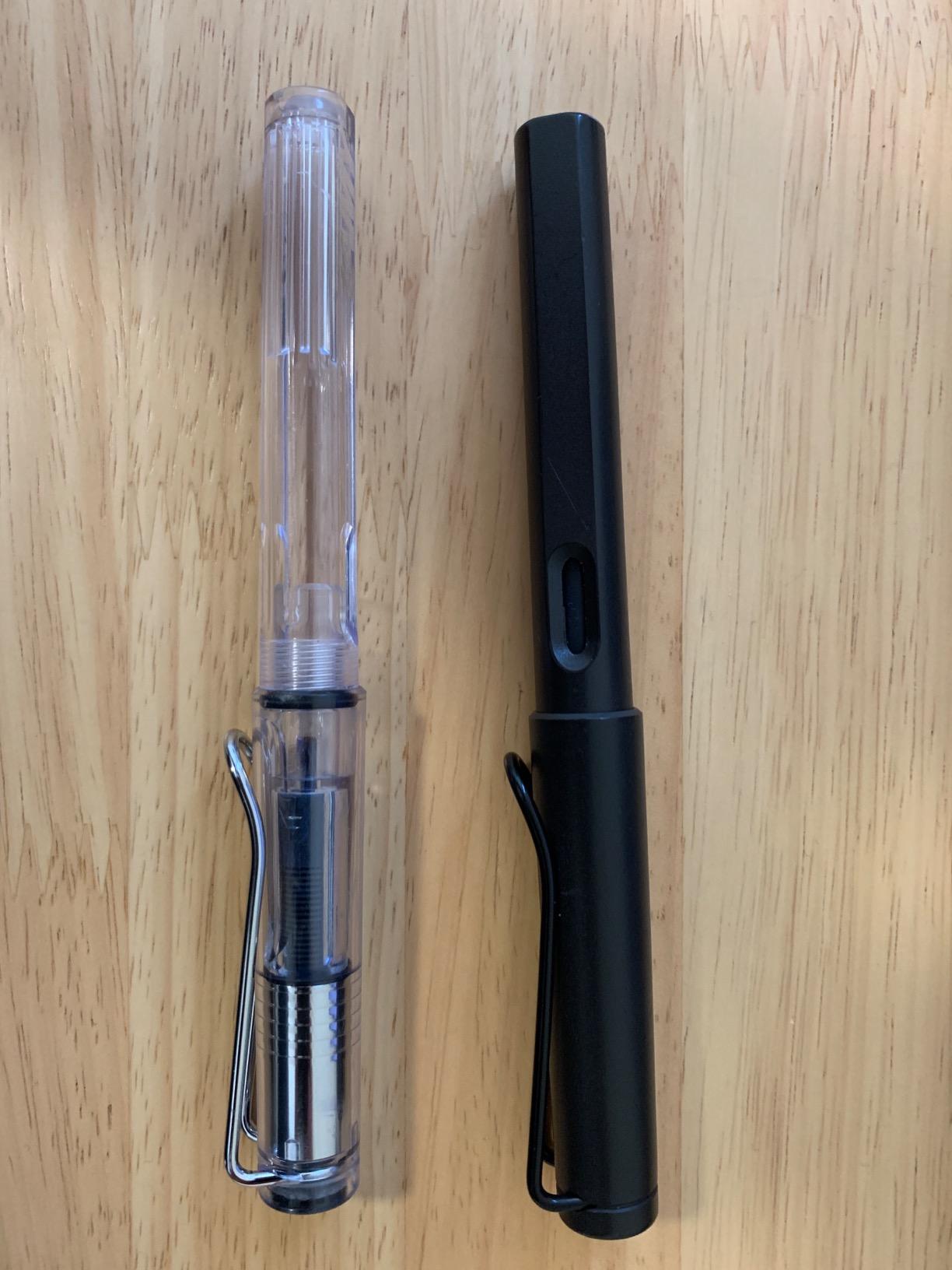 Lamy Safari Vista Fountain Pen & Cartridges, Clear, Fine Nib customer photo 1