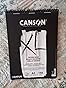 CANSON XL Black Drawing 150gsm A3 Paper, Double Sided: Grained & Smooth, Spiral Pad Short Side, 40 Black Sheets customer photo 1