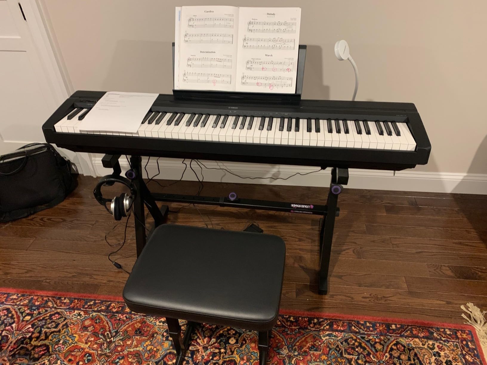 Yamaha P45B 88-Key Weighted Portable Digital Piano customer photo 2