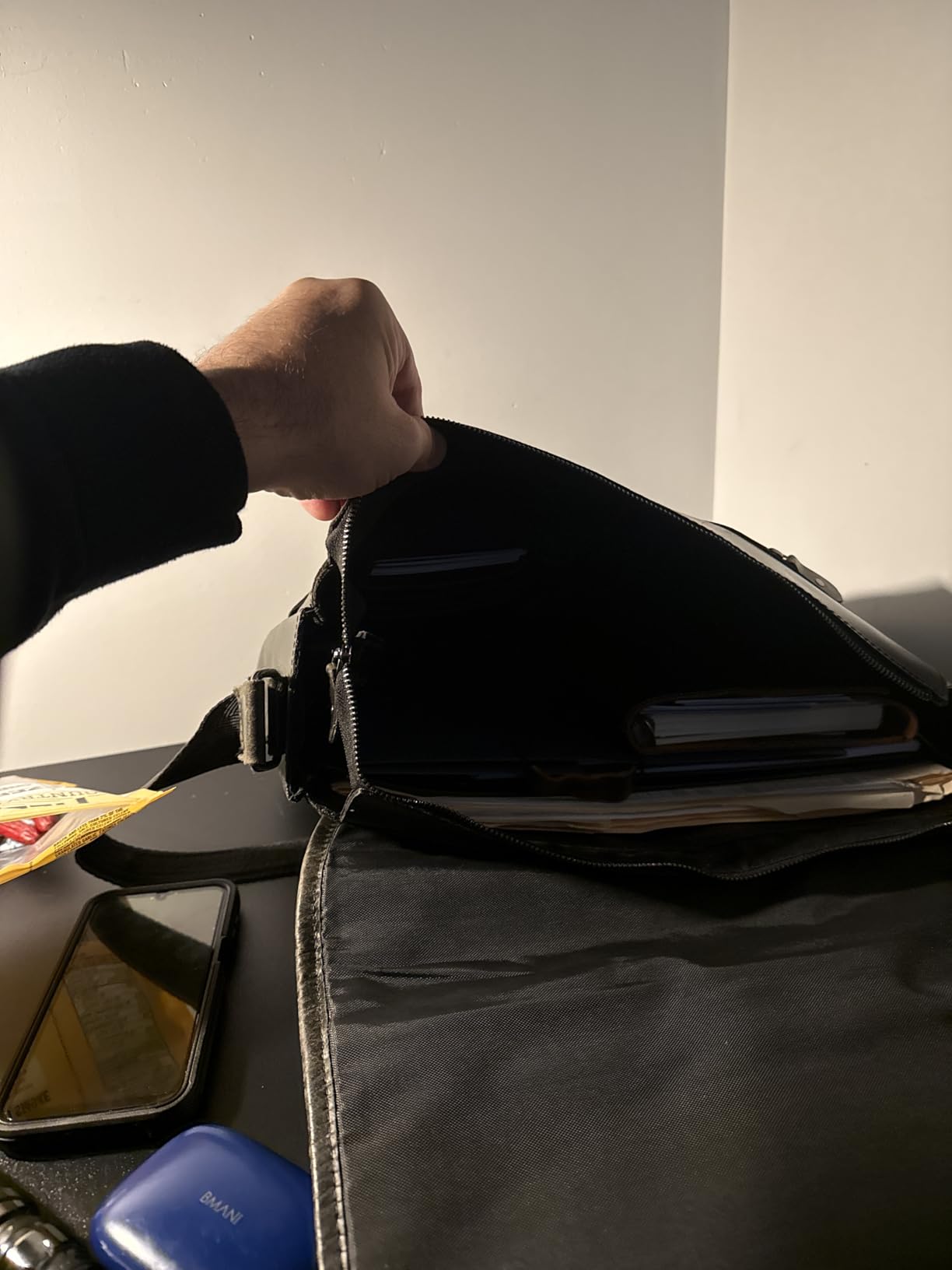 Leather Messenger Bag for Men 16