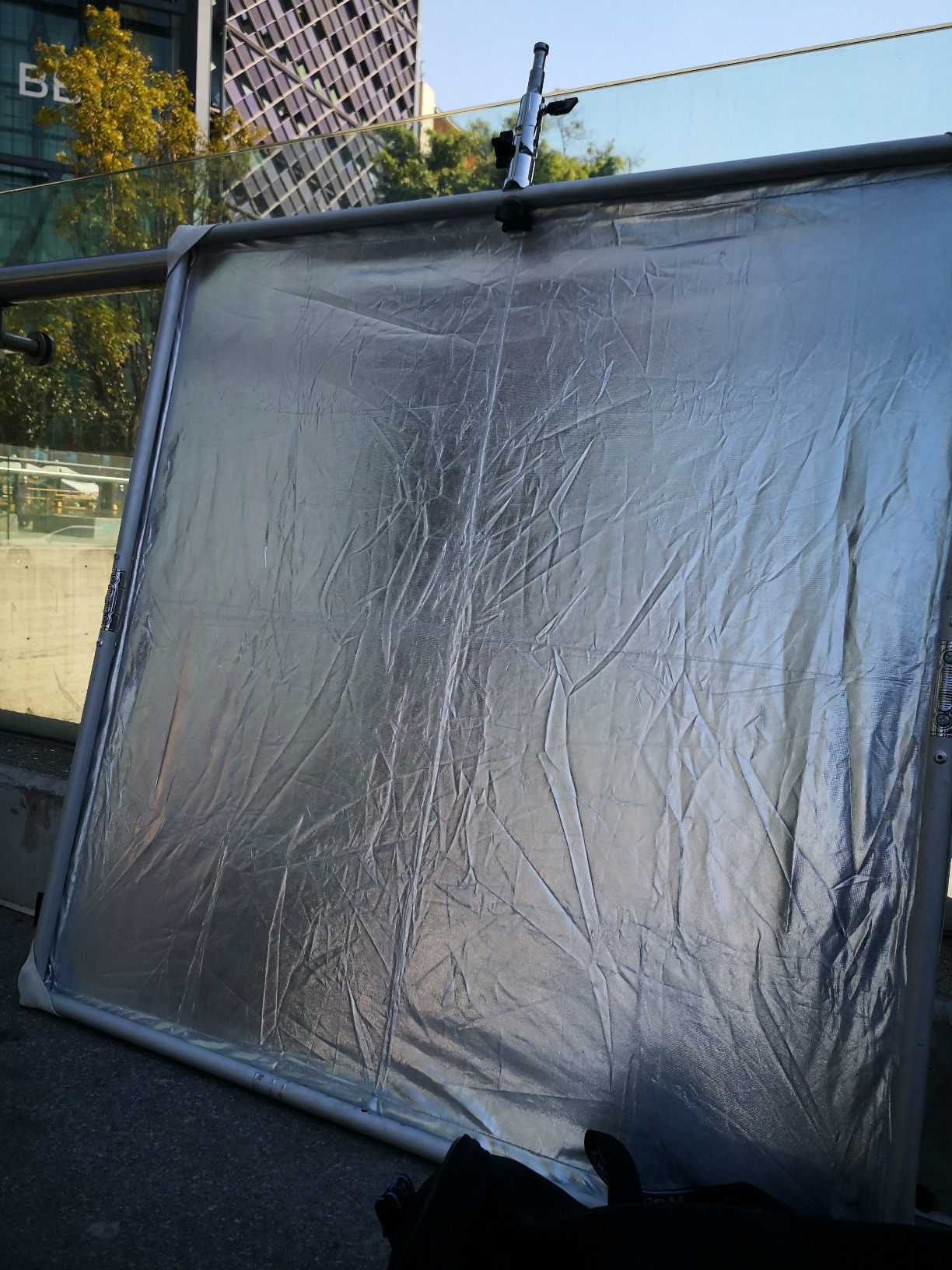 Pro Studio Solutions 100cm x 150cm Sun Scrim Collapsible Frame Diffusion Kit customer photo 1