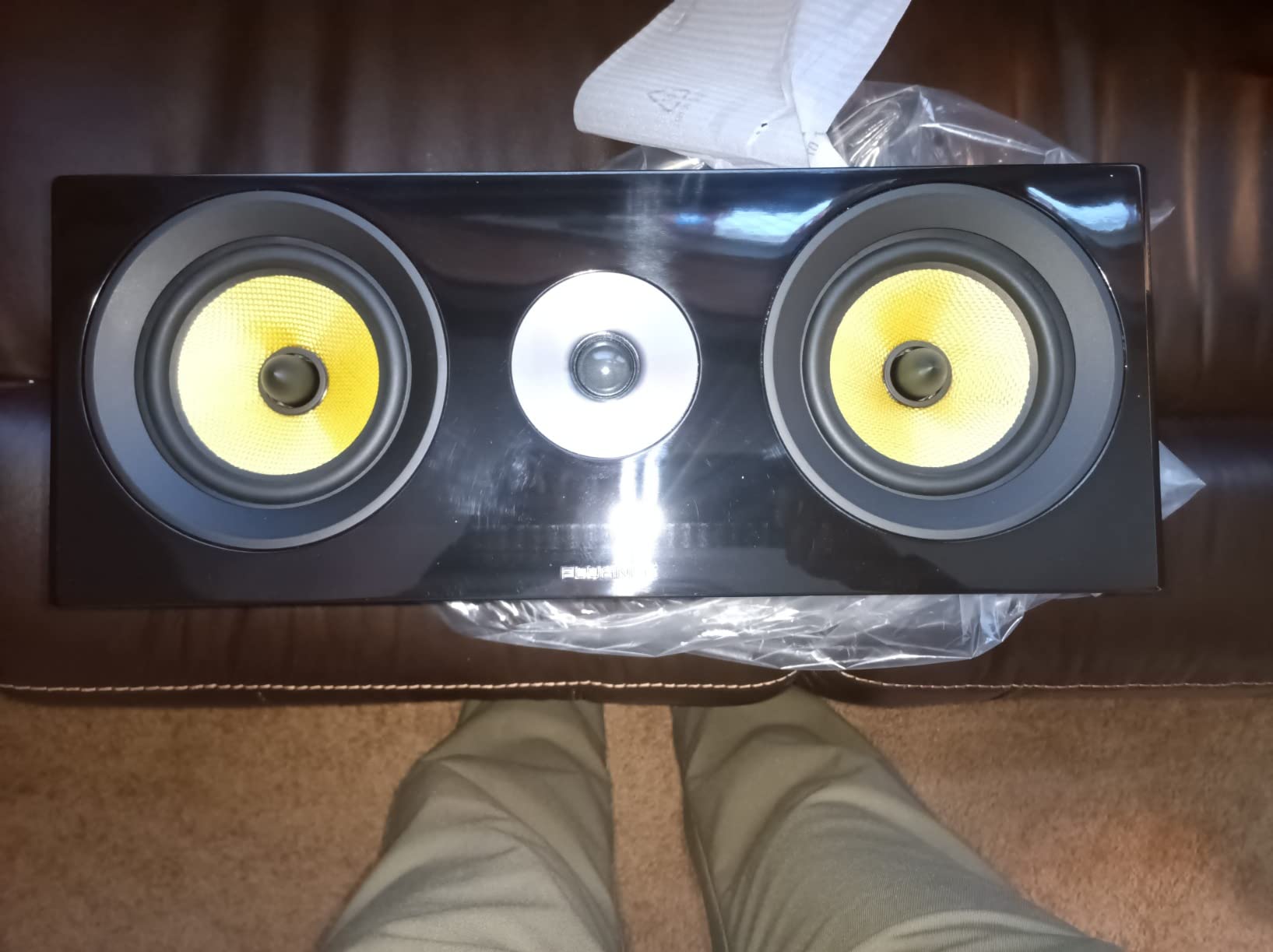 Fluance Signature HiFi 2-Way Center Channel Speaker for Enhanced Dialogue and Vocals in Home Theater Surround Sound Systems - Black Ash (HFC) customer photo 2