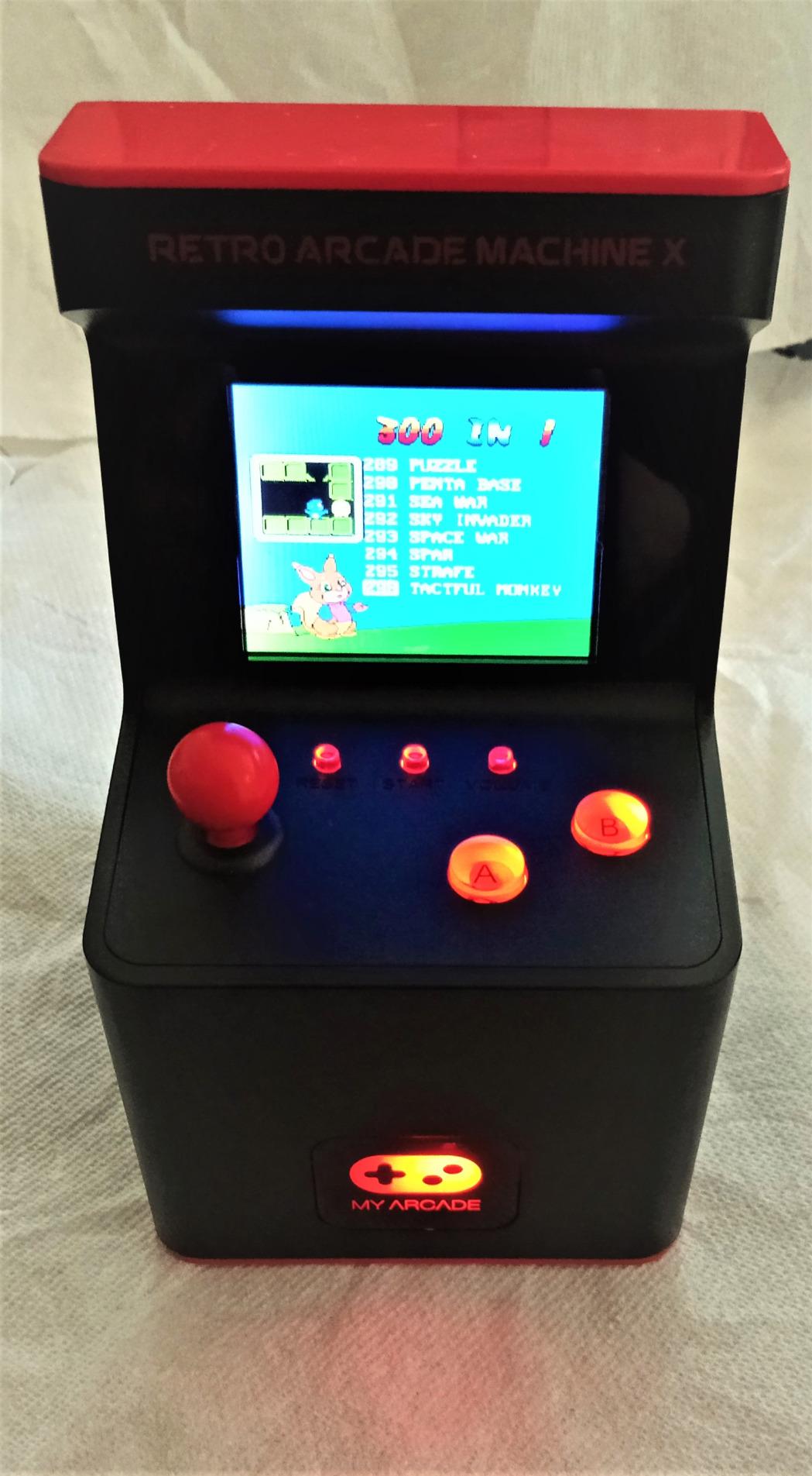 My Arcade Retro Arcade Machine X Mini Arcade: 300 Retro Style Games, 5.75 Inch Tall, AA Battery Powered, 2.5 Inch Color Display customer photo 1