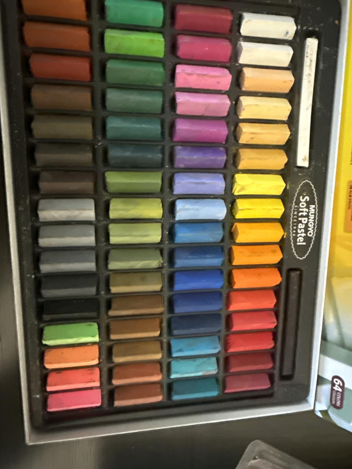 MUNGYO Soft Pastel Set - 64 Vibrant Colors for Artists, Smooth & Blendable, Square Shape customer photo 1