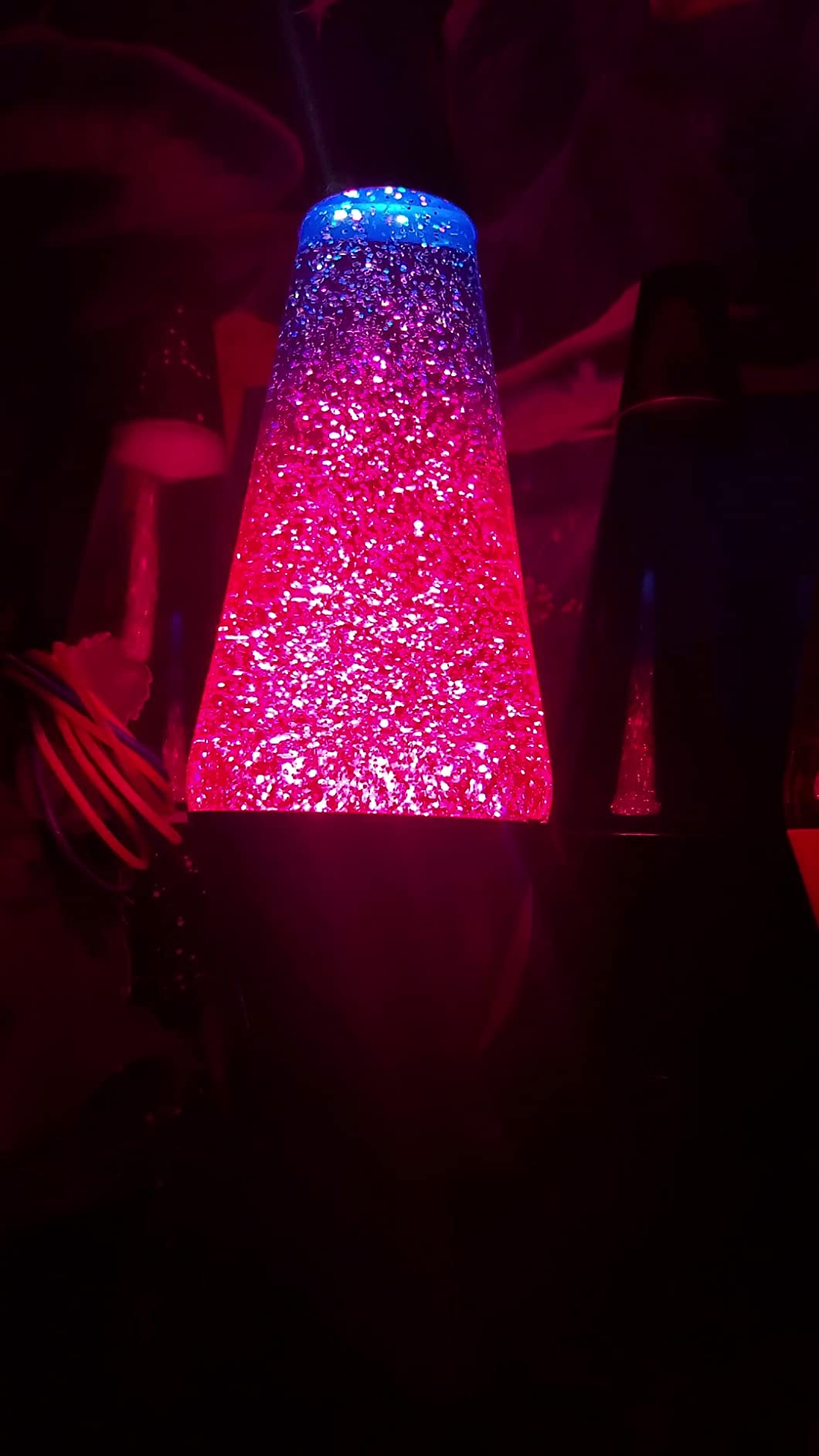 Lamp 2160 LVA2160 Colormax Northern Lights, 14.5-inches, Glitter with Clear Liquid and Decal Base customer photo 1
