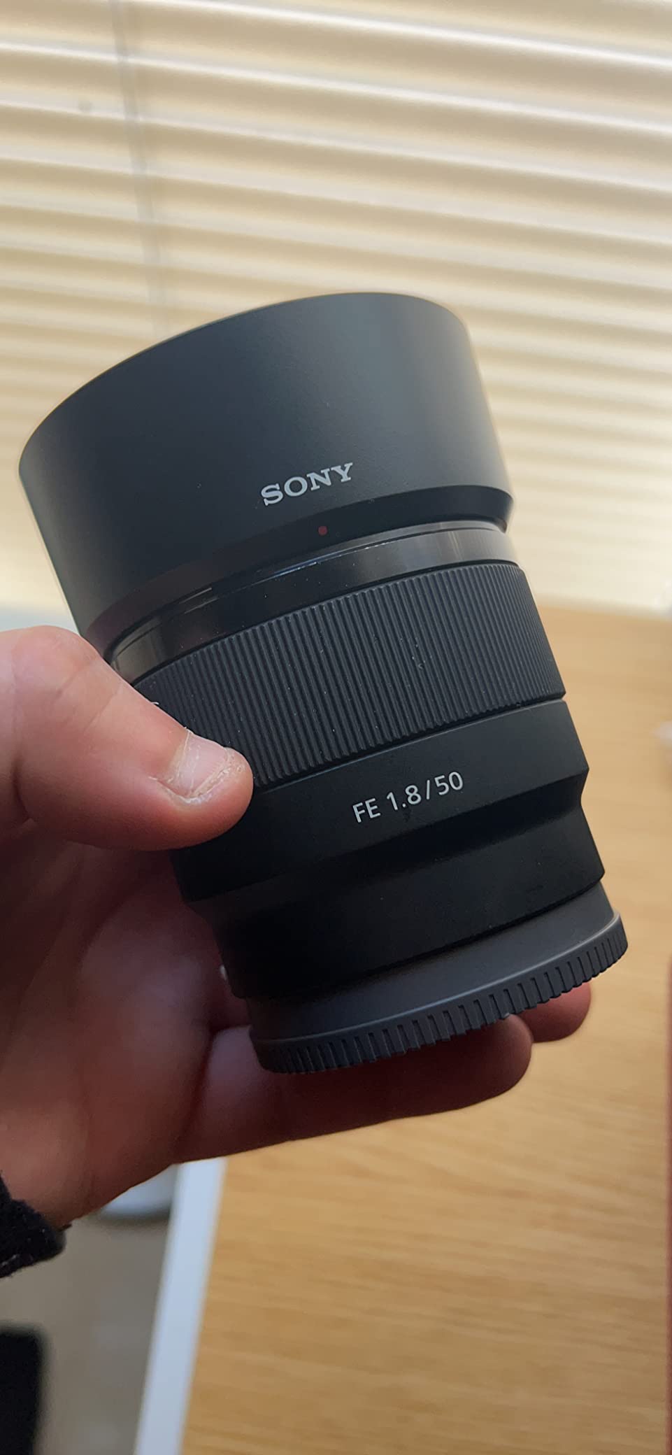 Sony Lens Hood for SEL50F18F - Black - ALCSH146 customer photo 1