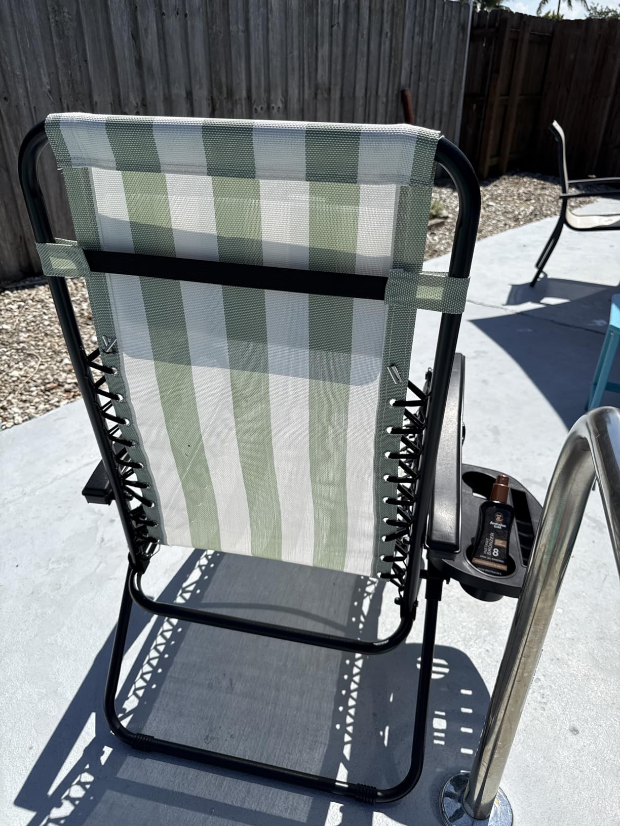 Best Choice Products Set of 2 Adjustable Steel Mesh Zero Gravity Lounge Chair Recliners w/Pillows and Cup Holder Trays - Gray customer photo 2