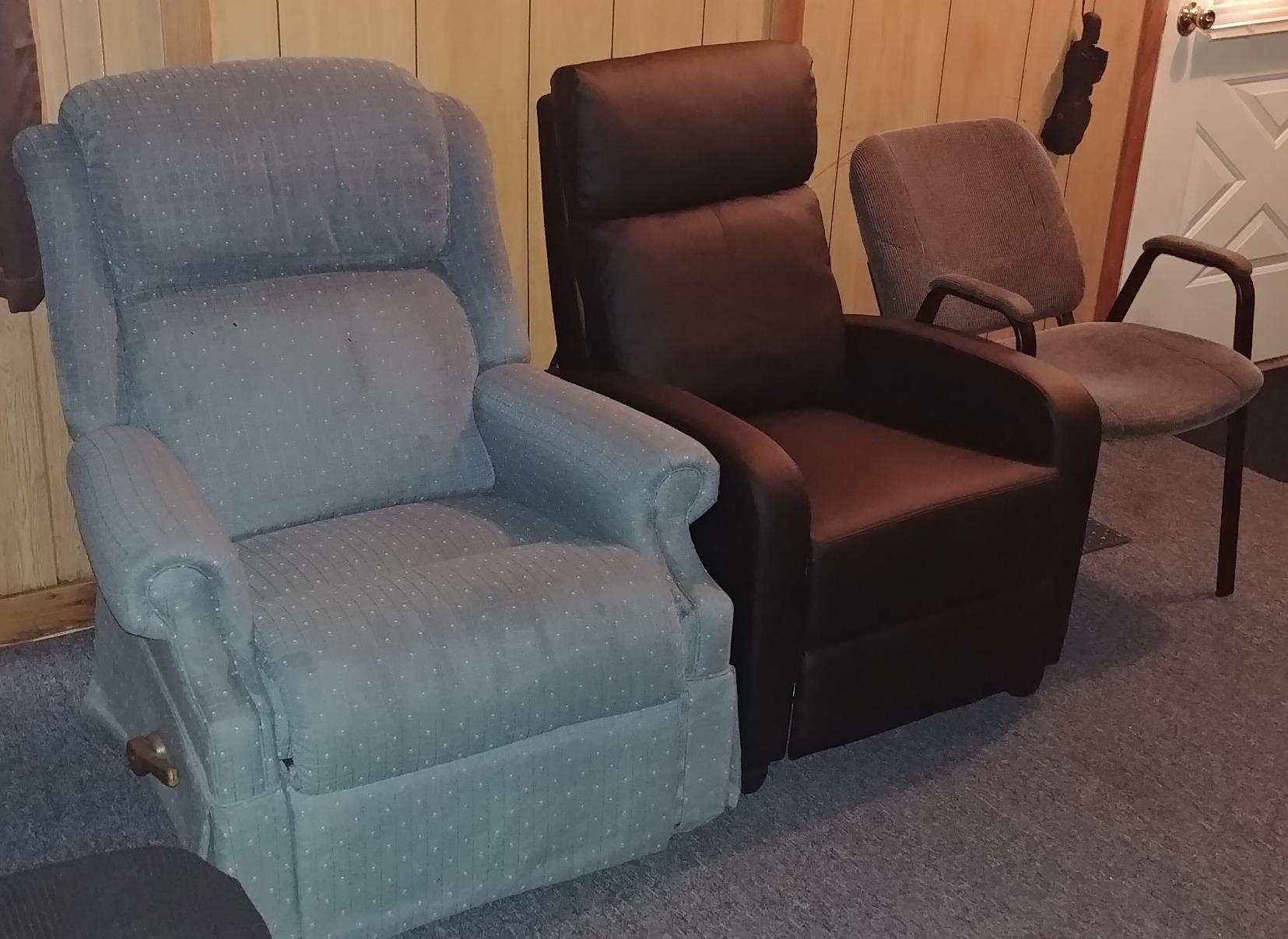 FDW Recliner Chair Push Back Sofa Home Theater Seating with Lumbar Support and Leather Padded Seat Backrest for Living Room customer photo 2