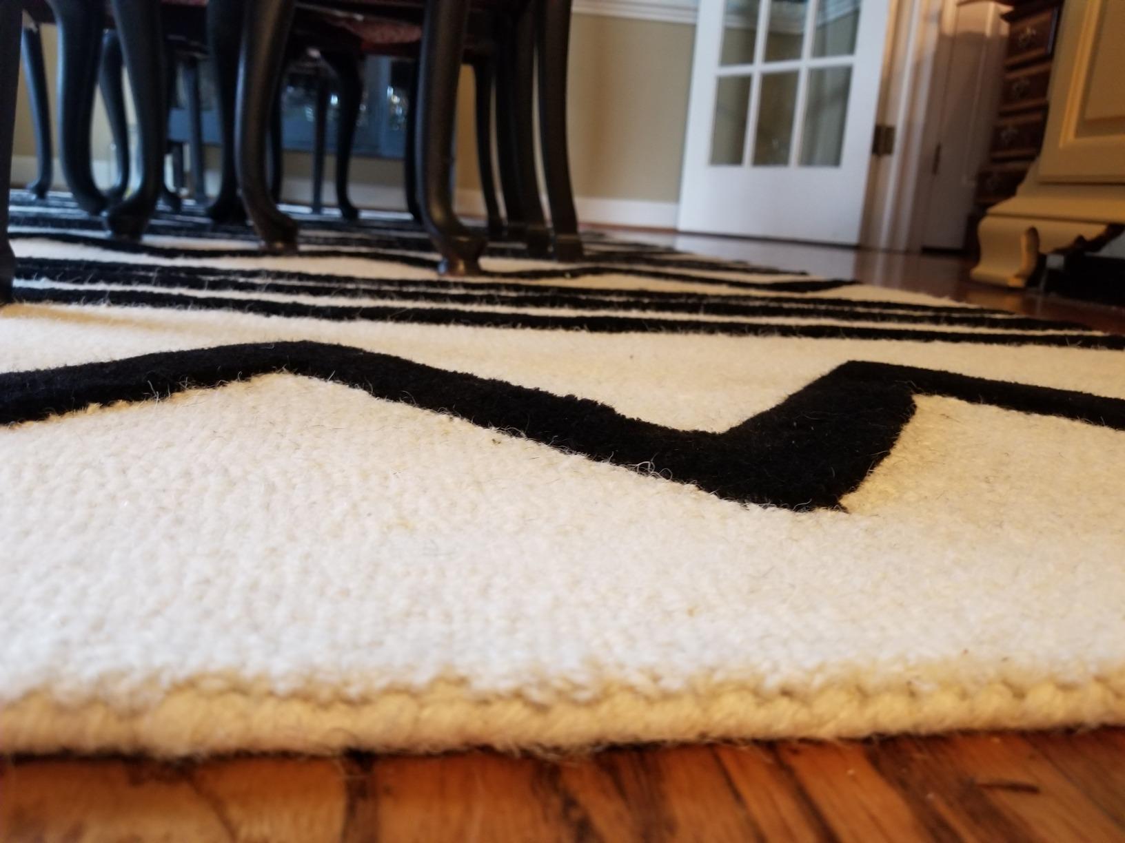 SAFAVIEH Kids Collection Area Rug - 5' x 7', Ivory & Black, Handmade Moroccan Wool, Ideal for High Traffic Areas in Living Room, Bedroom (SFK907D) customer photo 1