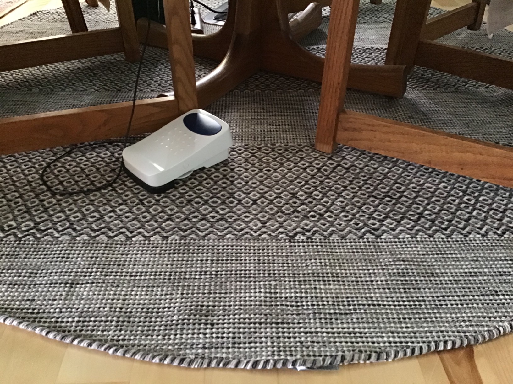 SAFAVIEH Montauk Collection Area Rug - 10' x 14', Ivory & Steel Grey, Handmade Flat Weave Boho Farmhouse Cotton Tassel Fringe, Ideal for High Traffic Areas in Living Room, Bedroom (MTK330M) customer photo 1