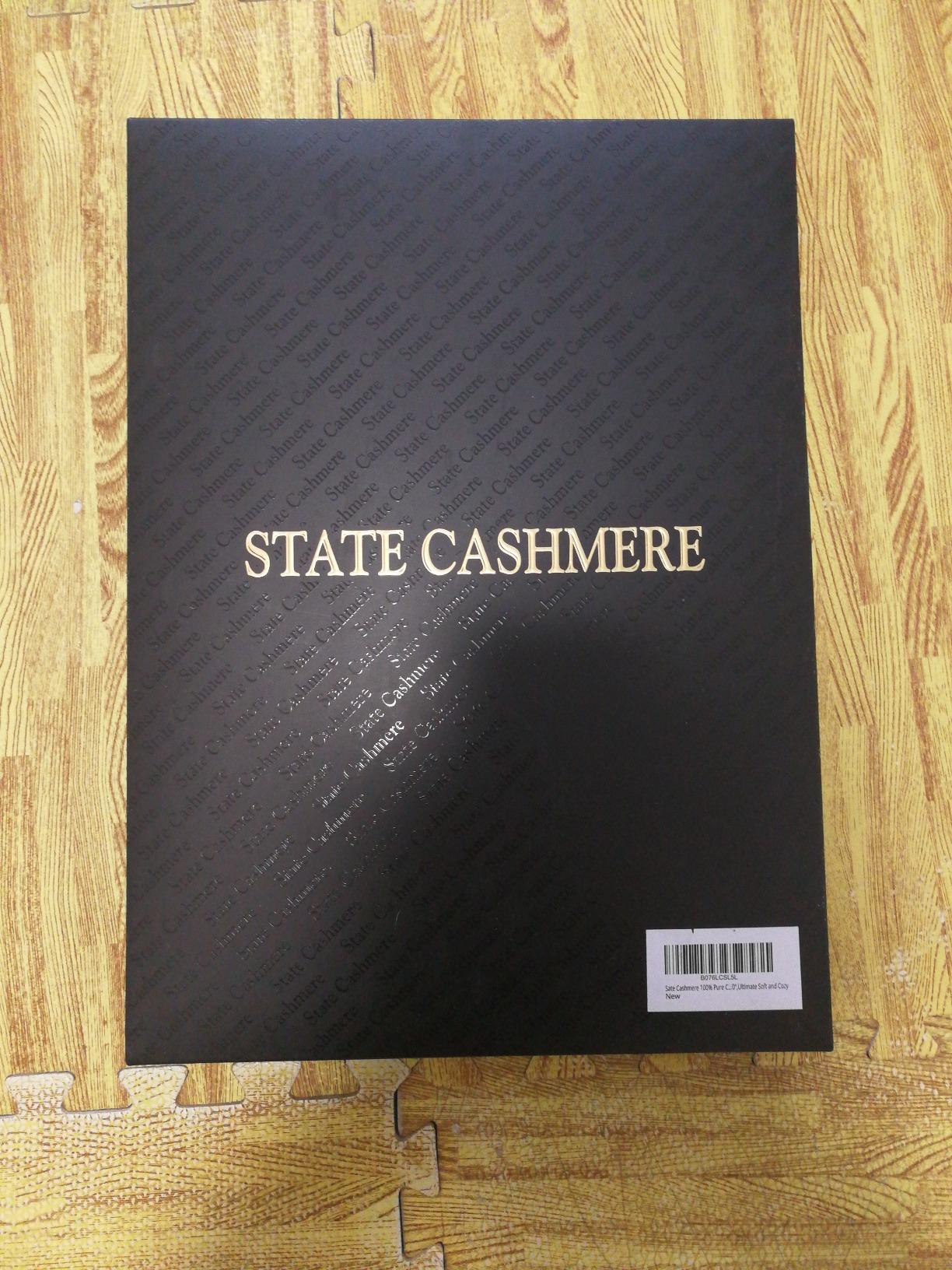 State Cashmere Home Throw Blanket with Decorative Fringe 100% Pure Cashmere Ultra Soft Accent Blanket customer photo 1