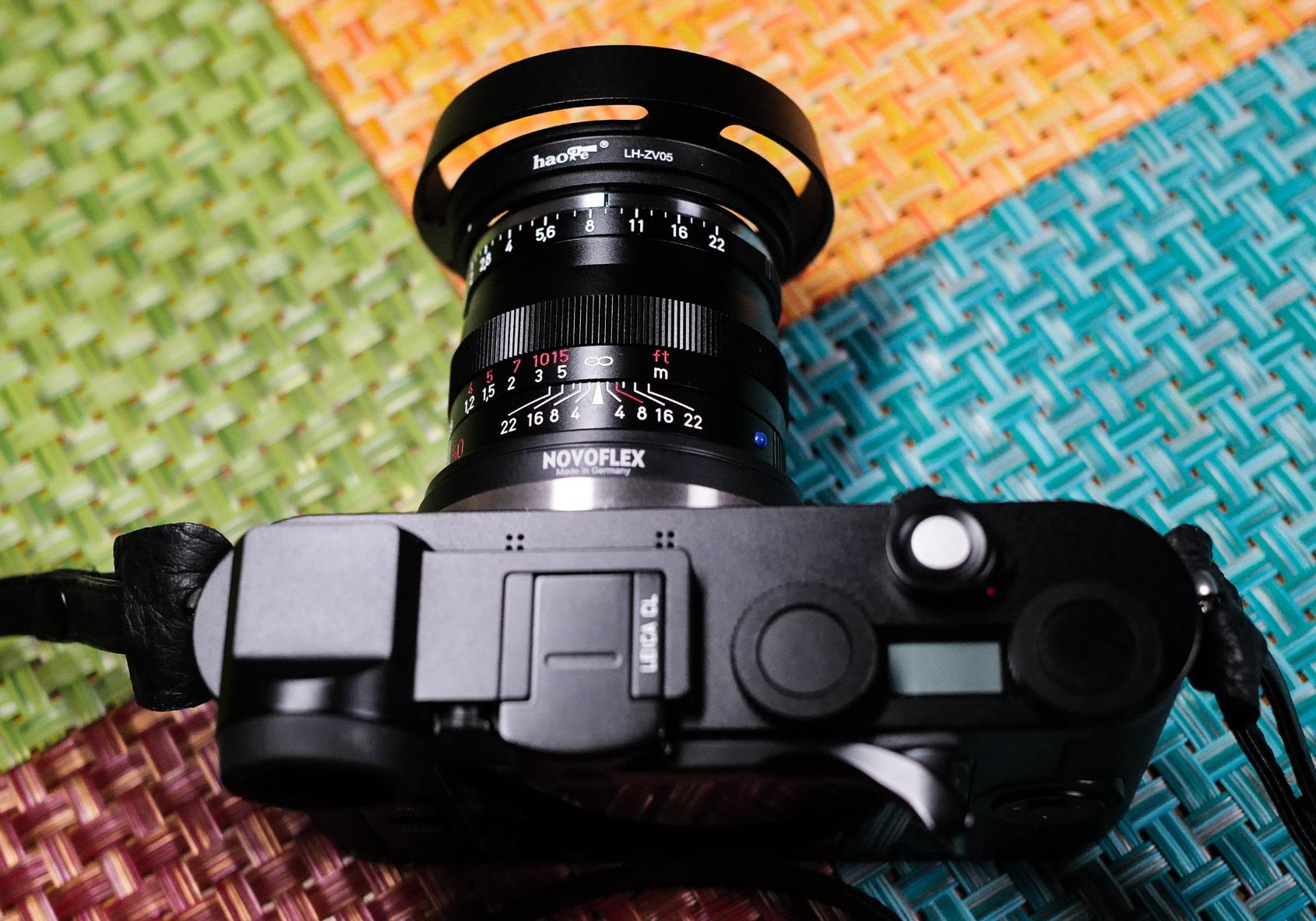 Haoge LH-ZV05 Round Metal Lens Hood for Carl Zeiss Biogon T* 2/35 35mm f2 ZM, C Biogon T* 2.8/35 35mm f2.8 ZM, Planar T* 2/50 50mm f2 ZM; Voigtlander NOKTON Classic 35mm f1.4 VM, 40mm f1.4 VM customer photo 1