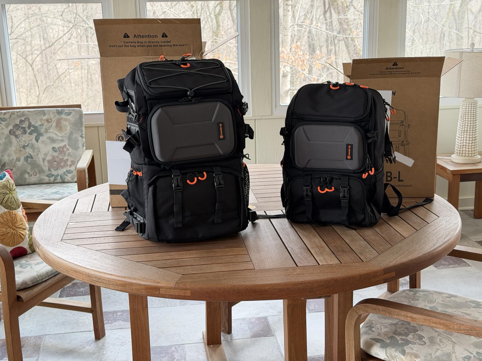 TARION 27L Extra Large Camera Backpack - 2 in 1 Professional Camera Bags with 15.6