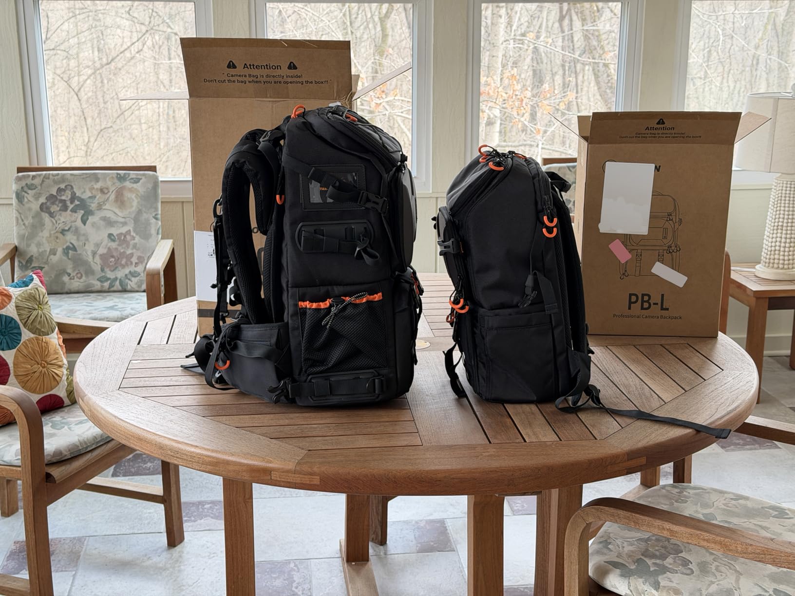 TARION 27L Extra Large Camera Backpack - 2 in 1 Professional Camera Bags with 15.6