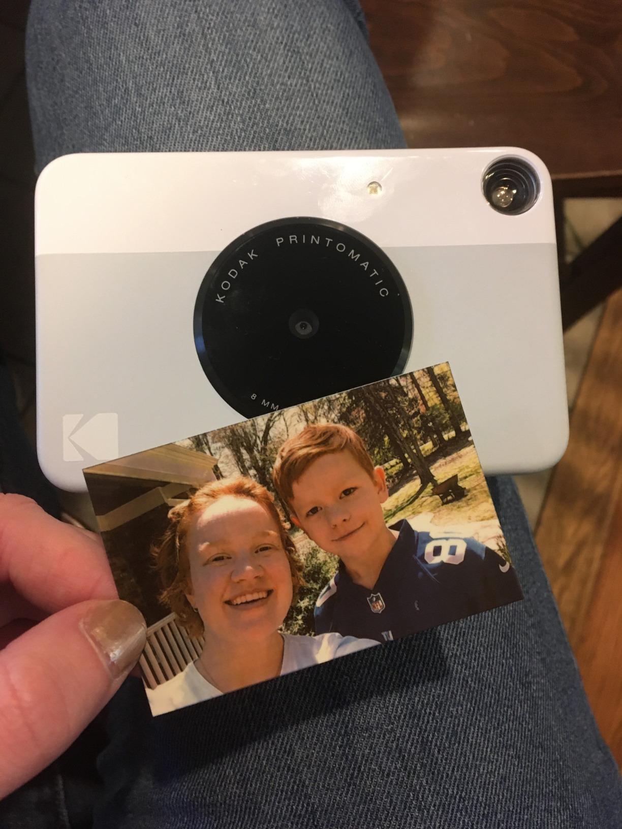KODAK Printomatic Digital Instant Print Camera - Blue customer photo 1
