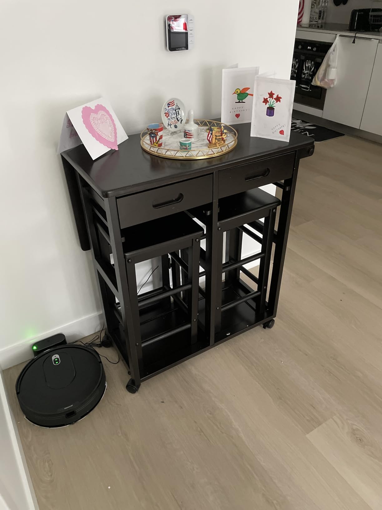 Winsome Suzanne Kitchen Table Set with Stools, 33