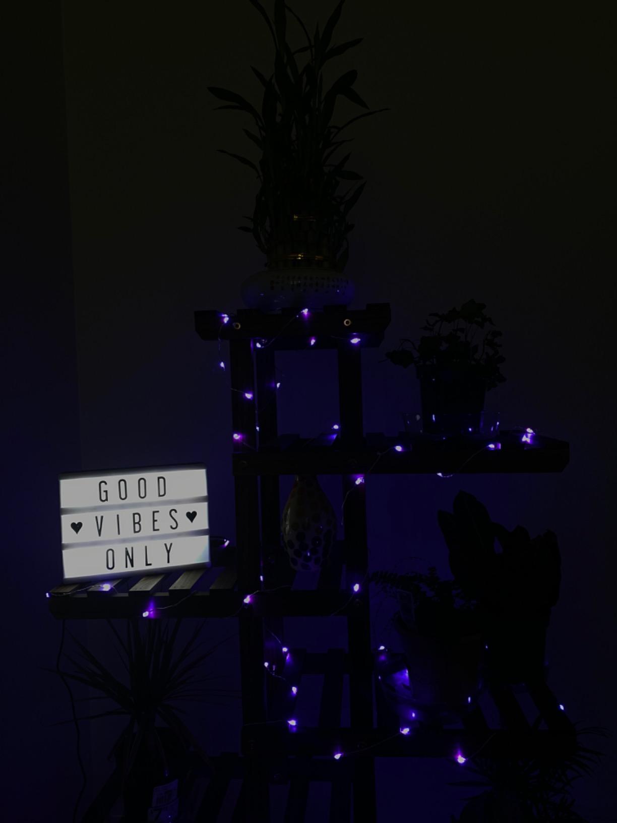My Cinema Lightbox - RGB Color Changing Cinema Light Box Sign with 100 LED Letters and Numbers - Personalized Neon Message Board, 7.8