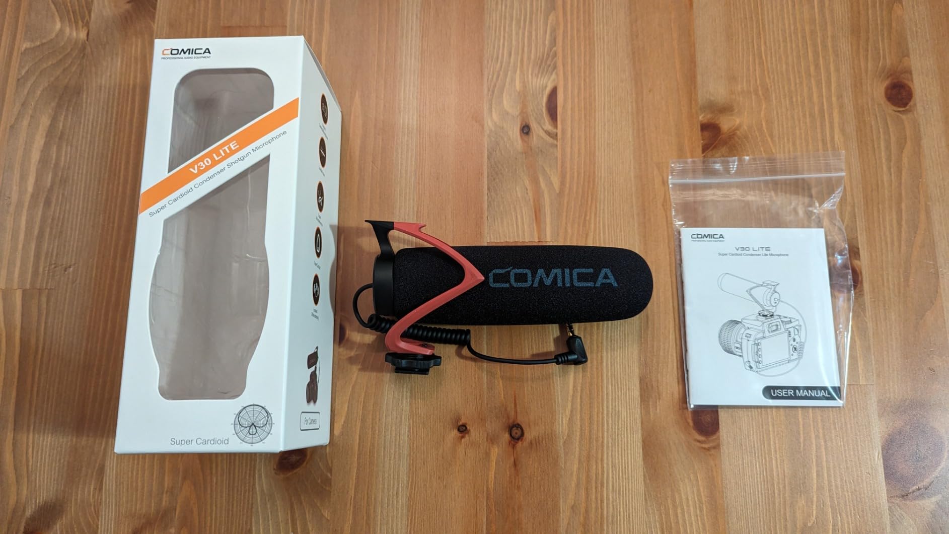 COMICA CVM-V30 LITE Video Microphone, Super-Cardioid Condenser On-Camera Shotgun Microphone for Canon Nikon Sony Panasonic DSLR Cameras customer photo 2