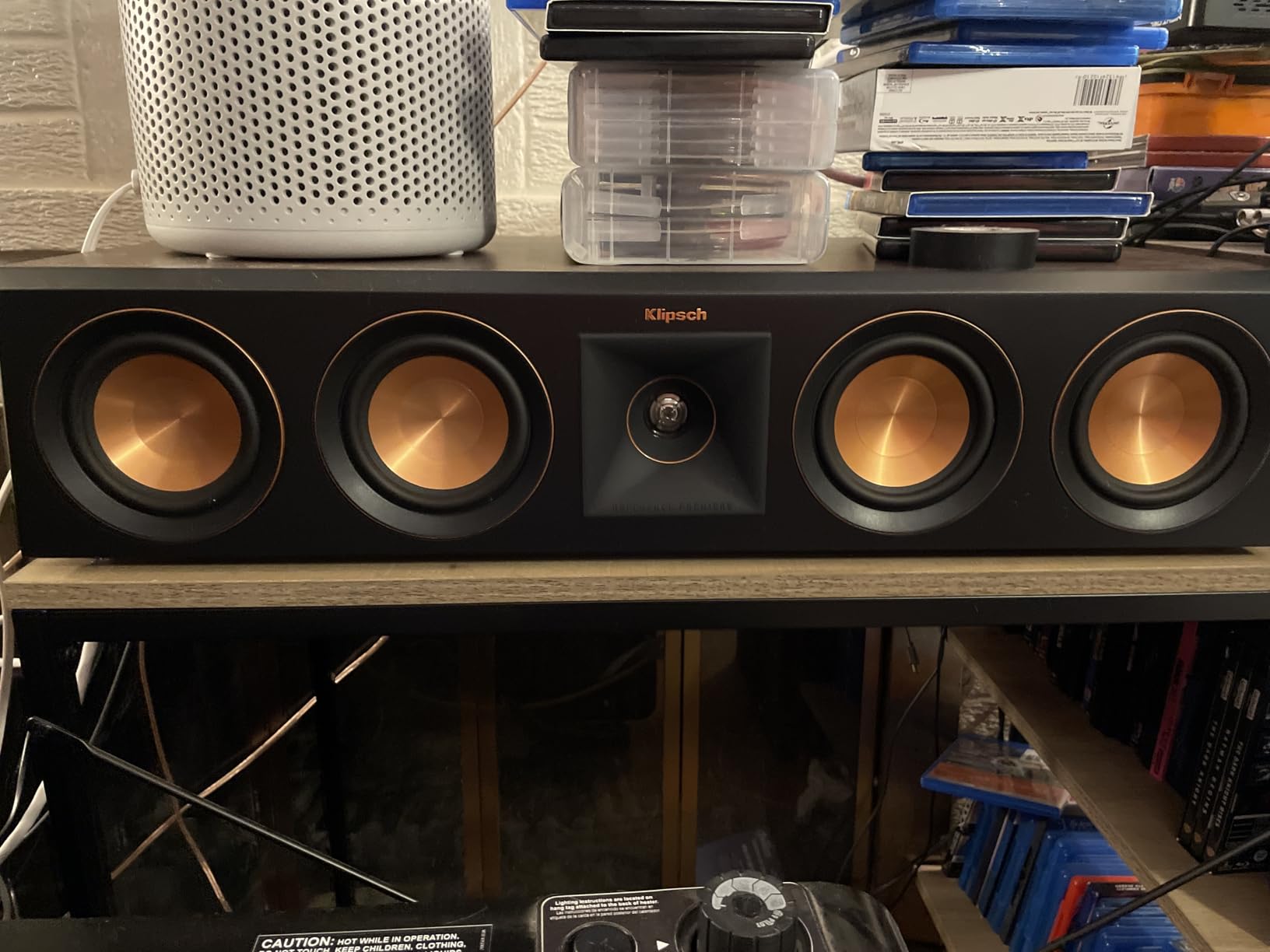 Klipsch RP-404C Center Channel Speaker (Ebony) customer photo 2