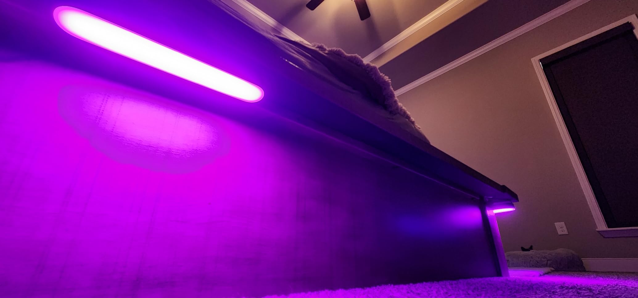 Philips Hue Smart Play Light Bar Base Kit, Black - White & Color Ambiance LED Color-Changing Light - 1 Pack - Requires Bridge - Control with App - Works with Alexa, Google Assistant and Apple HomeKit customer photo 1