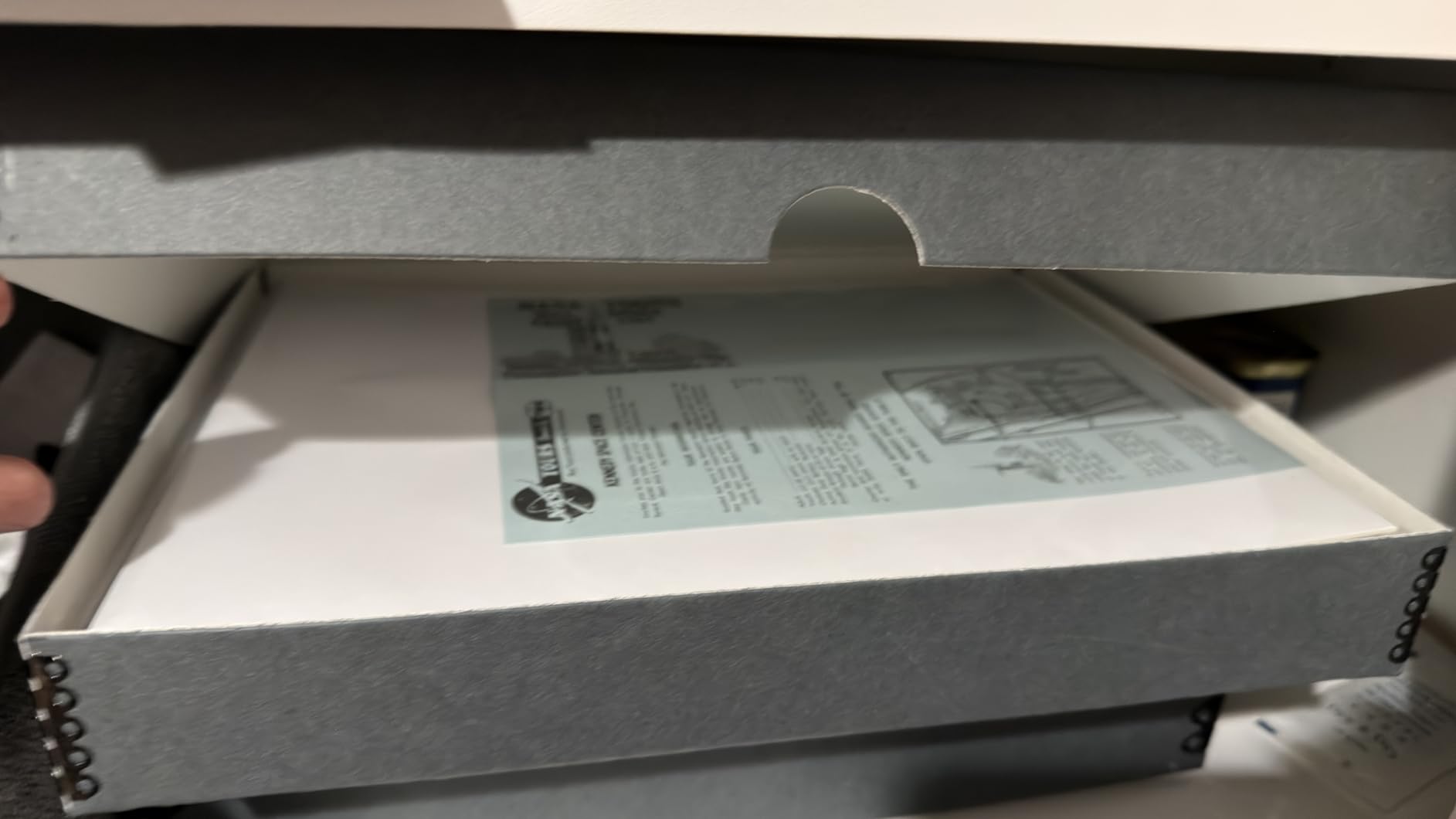 Lineco 11x14 Black Clamshell Archival Folio Storage Box (Pack of 2) customer photo 1