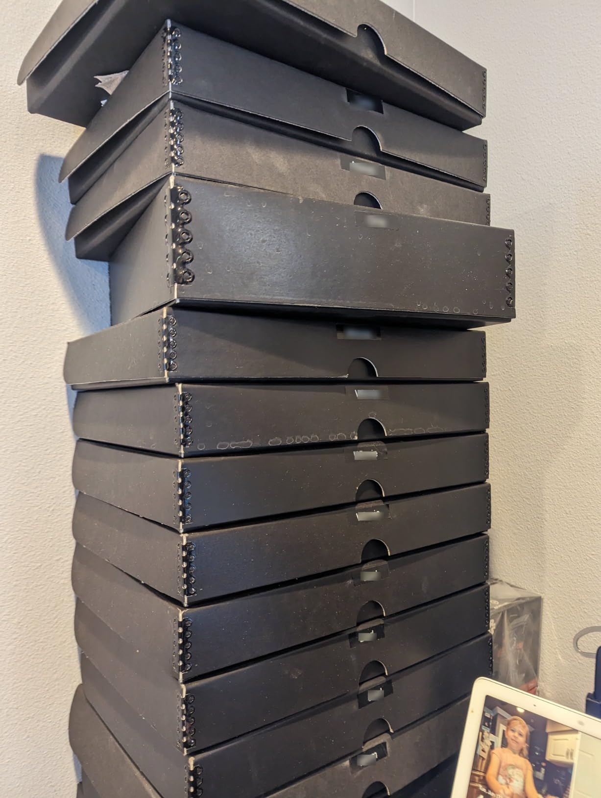 Lineco 11x14 Black Clamshell Archival Folio Storage Box (Pack of 2) customer photo 2