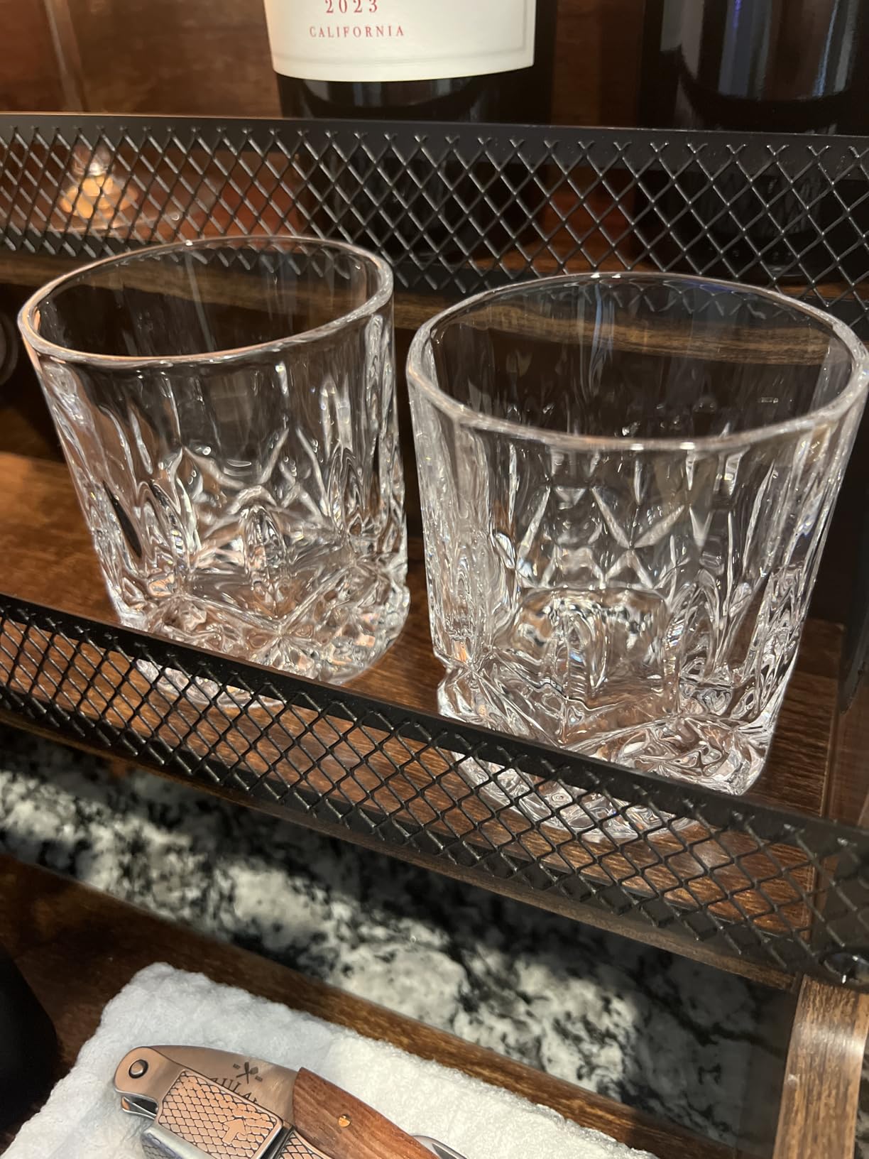 KANARS Old Fashioned Whiskey Glasses with Luxury Box - 10 Oz Rocks Barware For Scotch, Bourbon, Liquor and Cocktail Drinks - Set of 4 customer photo 2