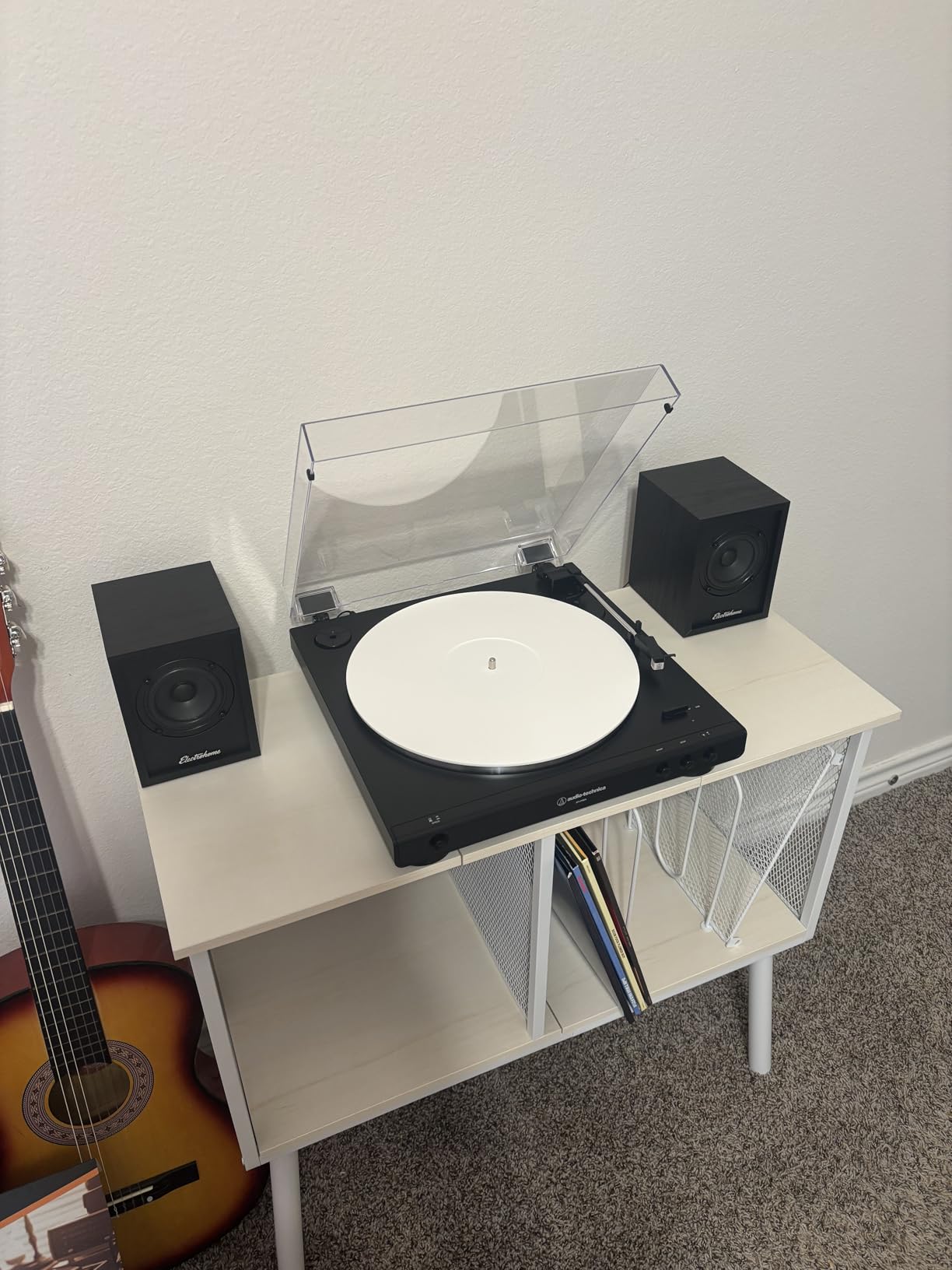 Audio-Technica AT-LP60X-BK Fully Automatic Belt-Drive Stereo Turntable, Black, Hi-Fi, 2 Speed, Dust Cover, Anti-Resonance, Die-Cast Aluminum Platter customer photo 2